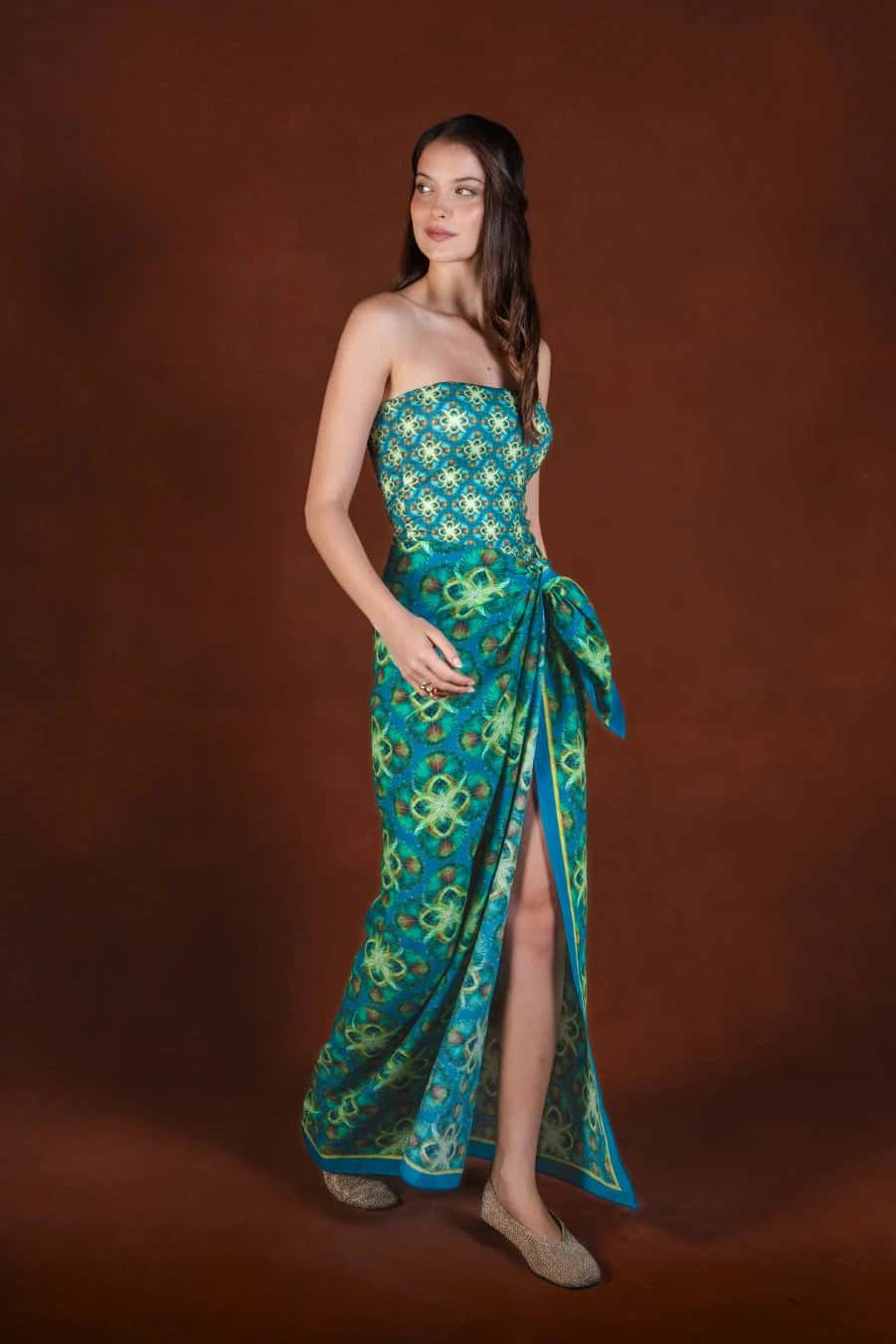 Women's Concordia long cotton sarong