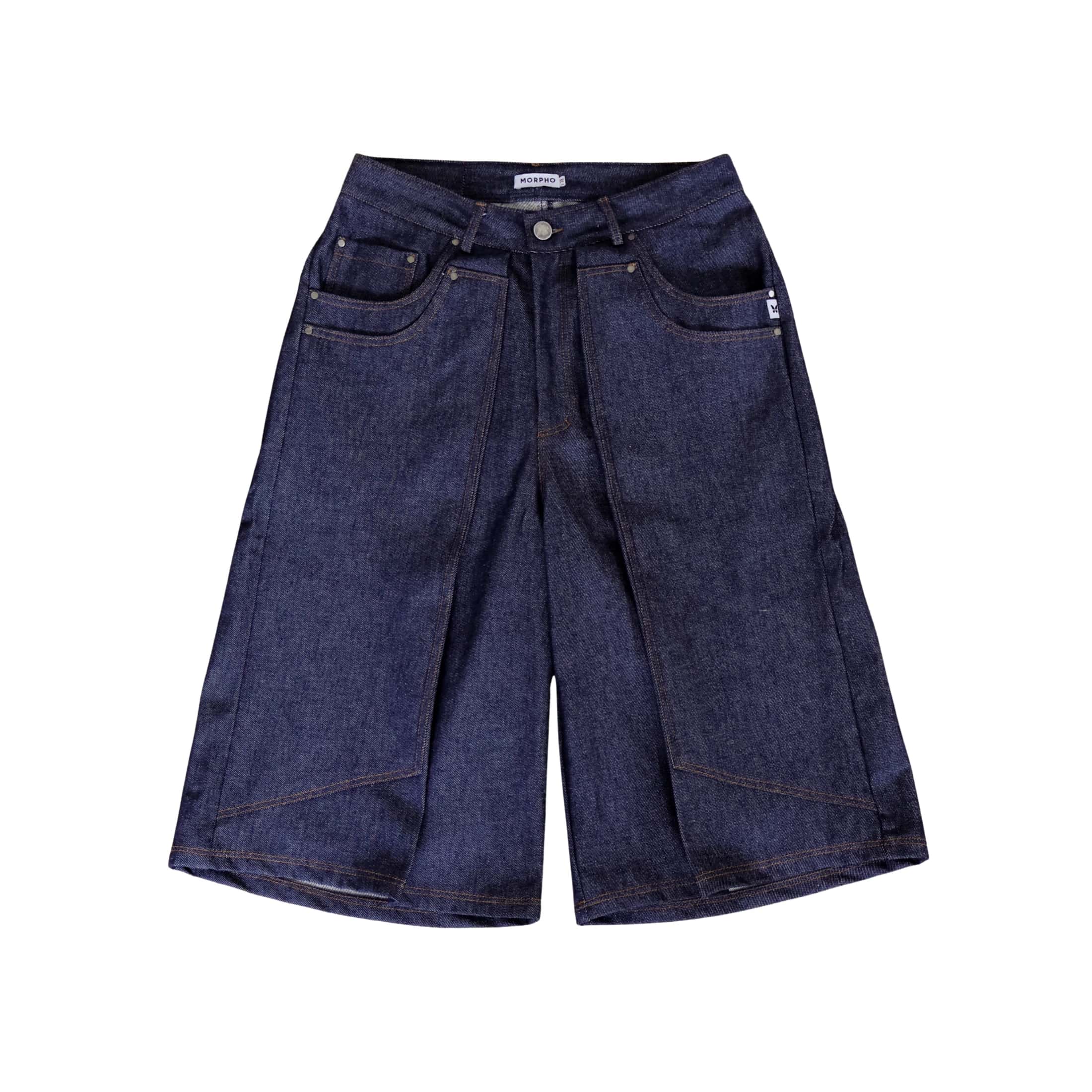 Long Denim Shorts