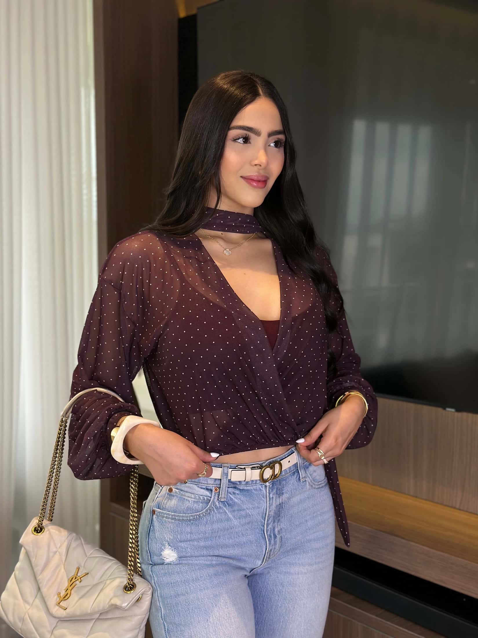 BLUSA VALERIA VINO