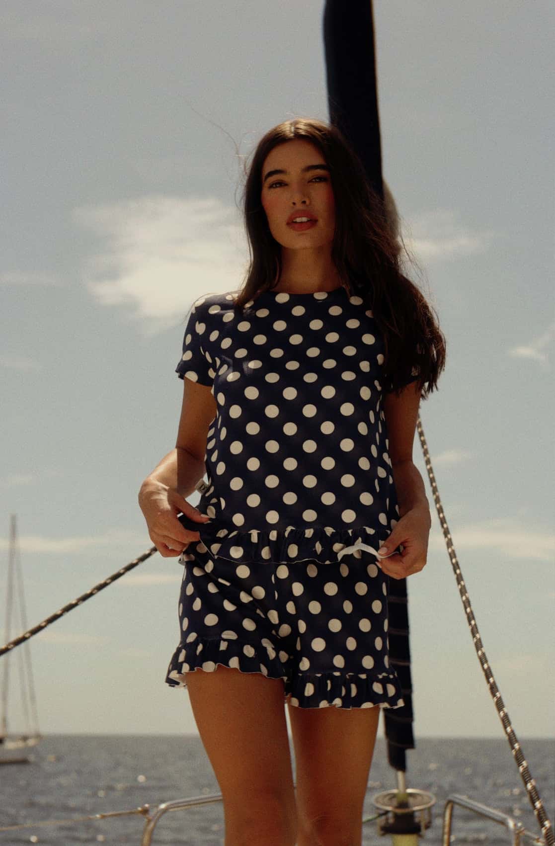 Set Short Portofino Gray Dot - miniatura 1