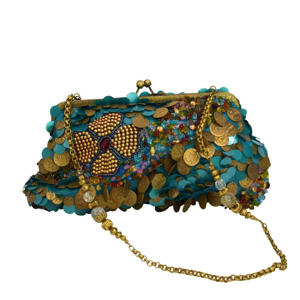 Clutch with Decorative Coins - miniatura 2