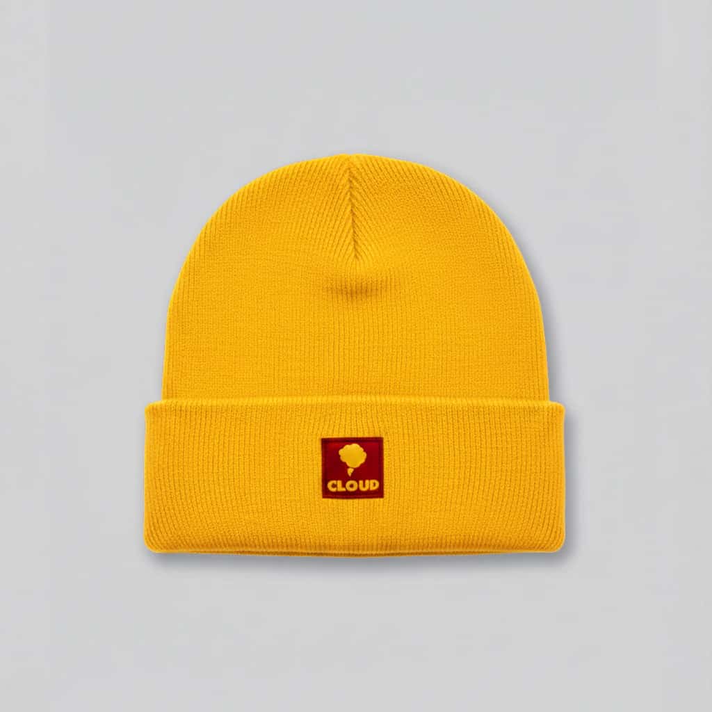 Beanie clásico amarillo