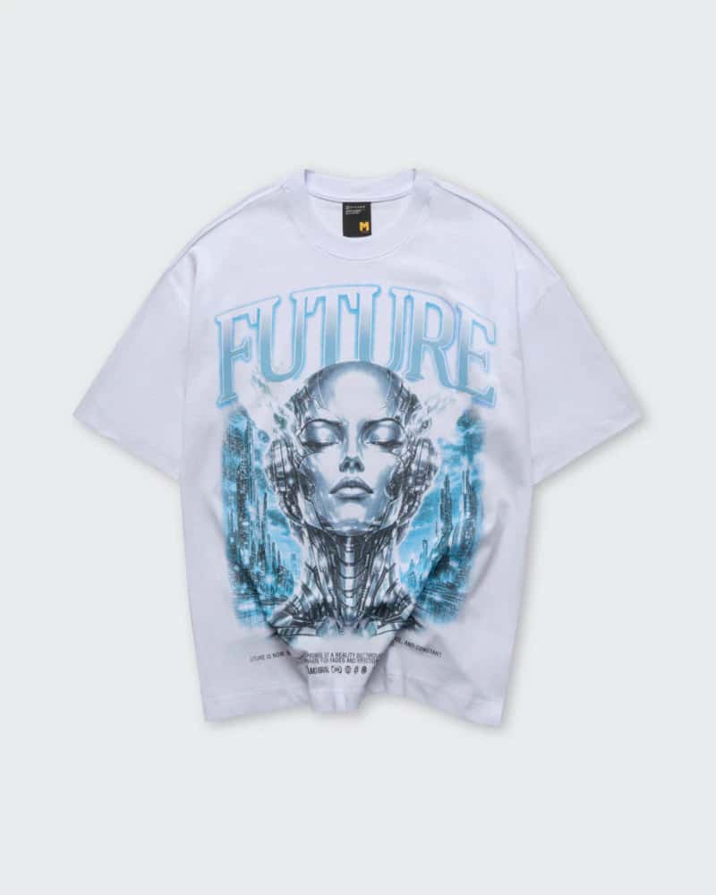 Camiseta Blanca Oversize Future - miniatura 1