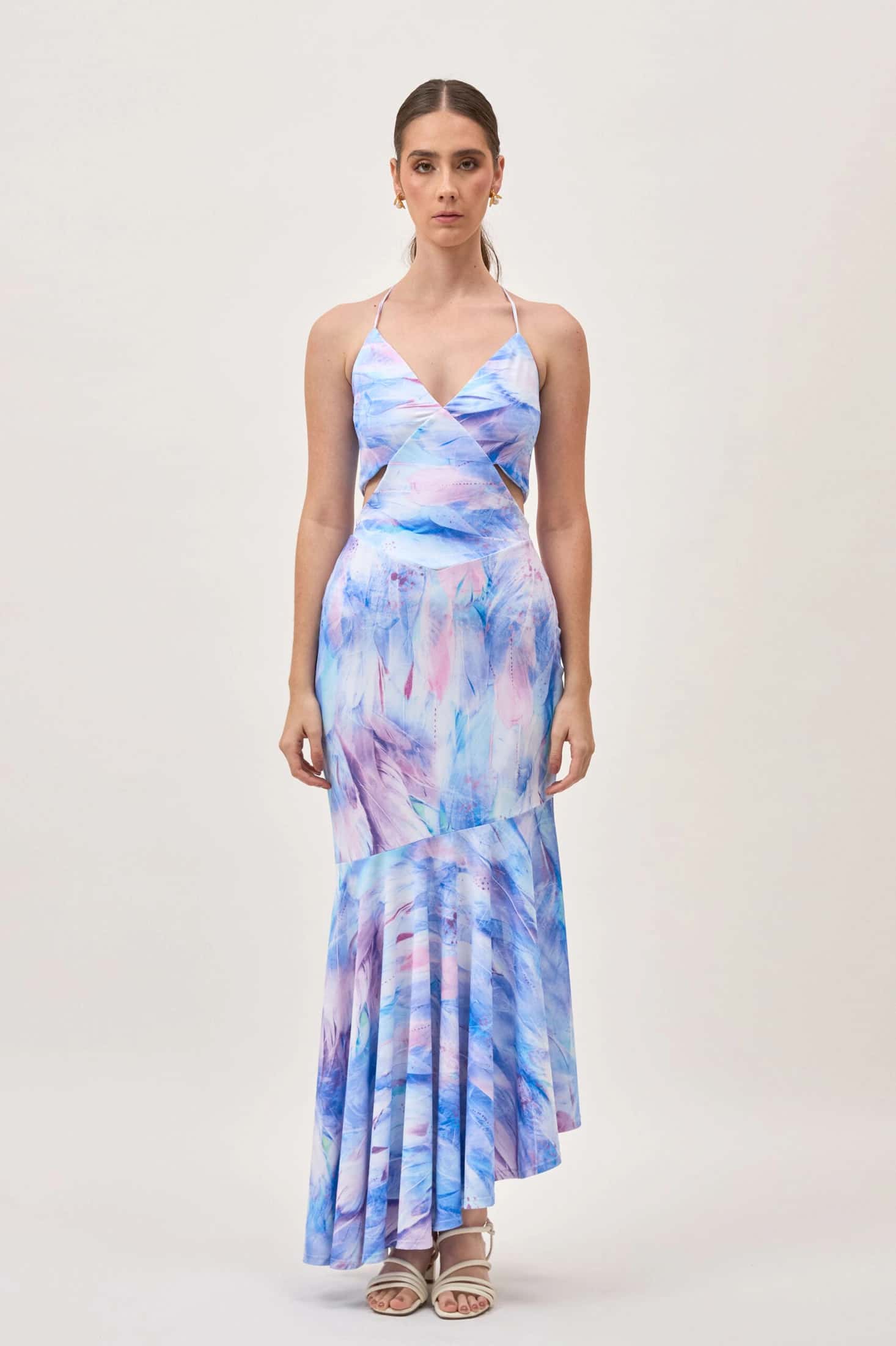 Vestido Oll Plumas Lila - miniatura 11