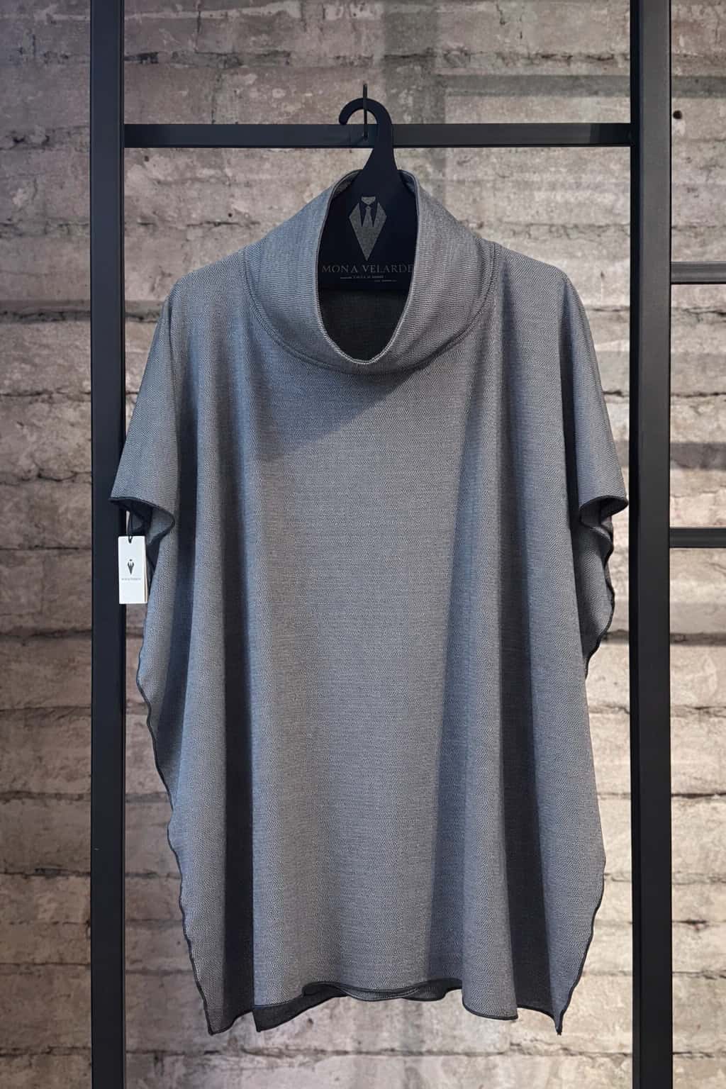 Ruana Tex Gris Claro