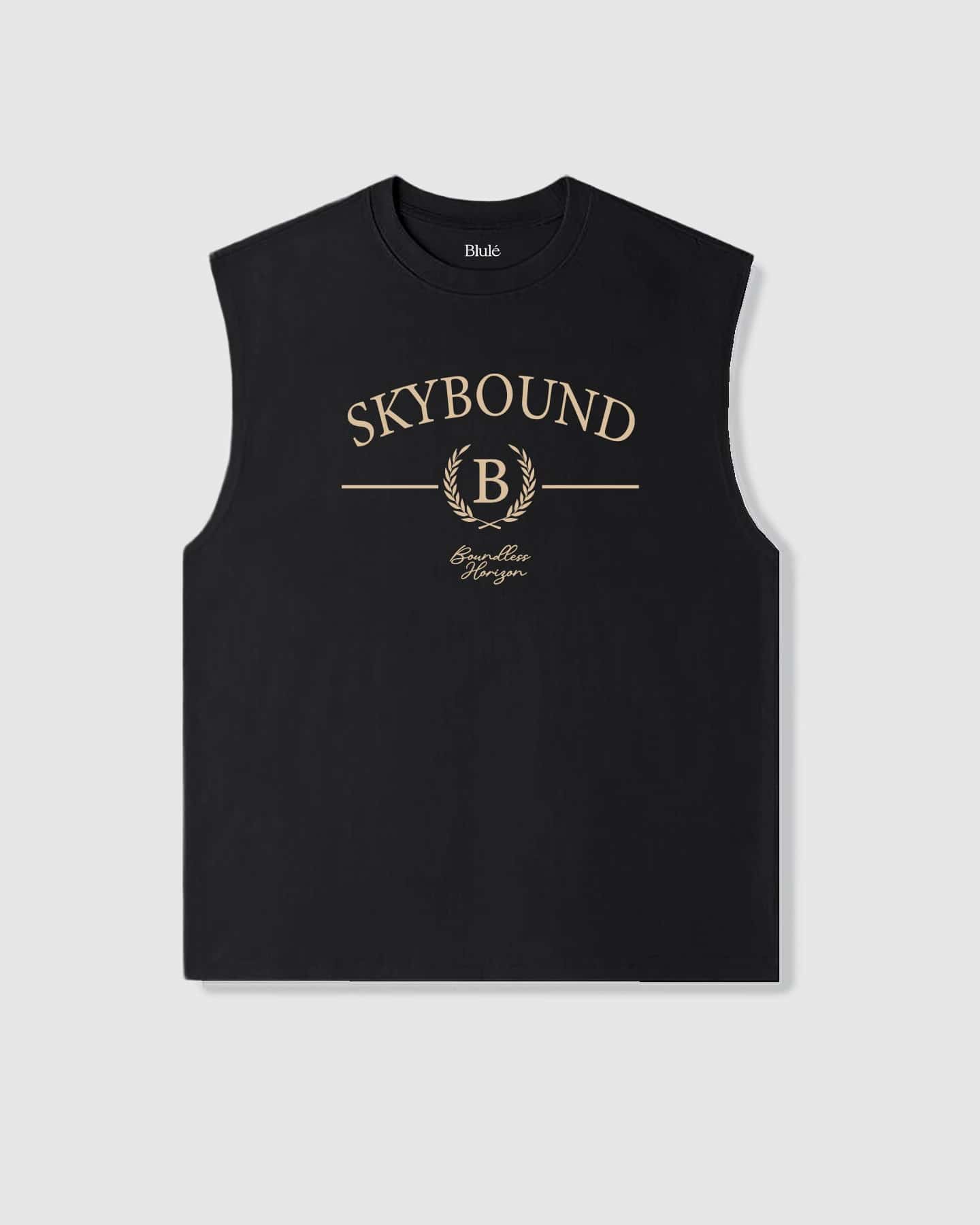 Oversized Sleeveless Skybound Black