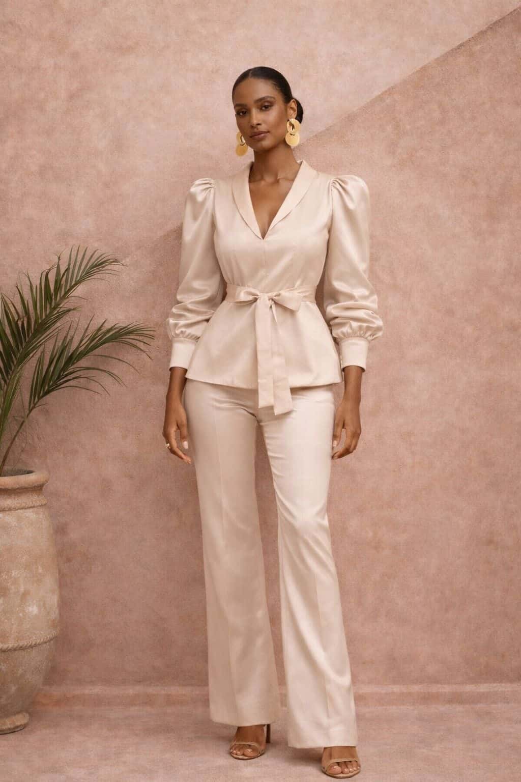 Blusa Lecricia marfil - miniatura 6