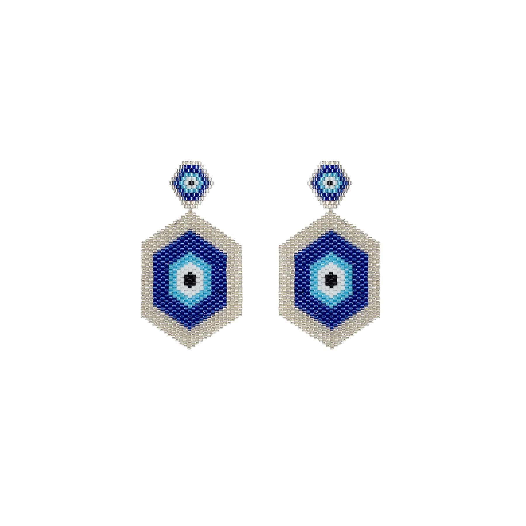 Aretes Aforismo Mar Plateado