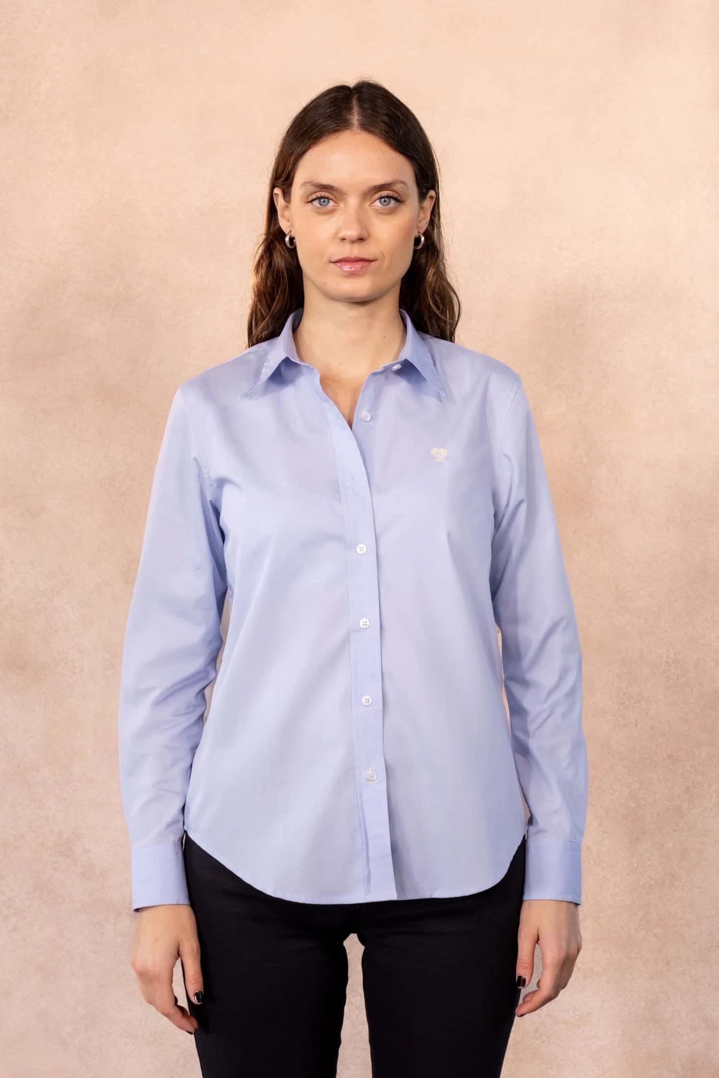 Camisa Antimanchas de Mujer Light Blue