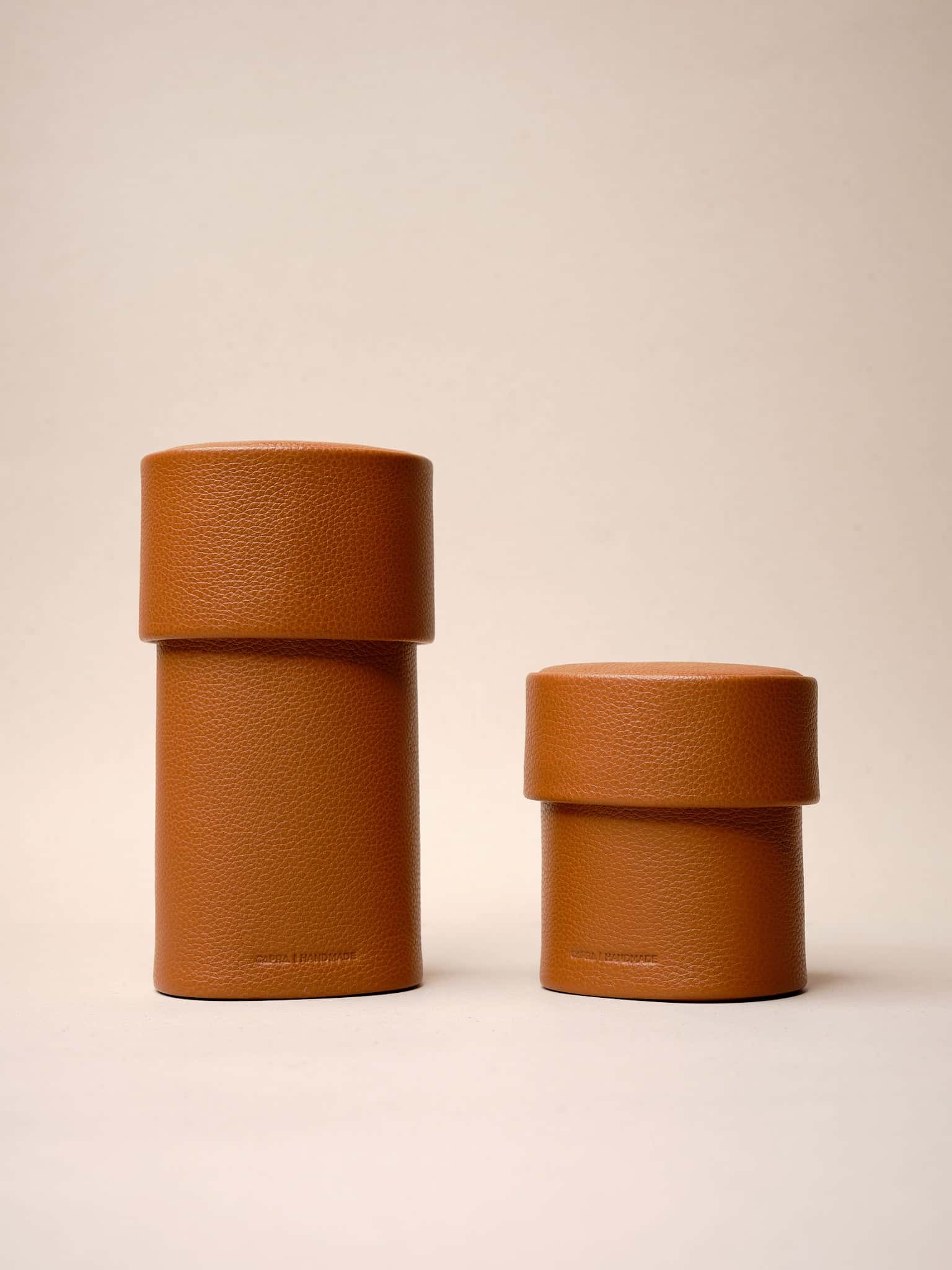 ChronoPod Watch & Essentials Case · Tan