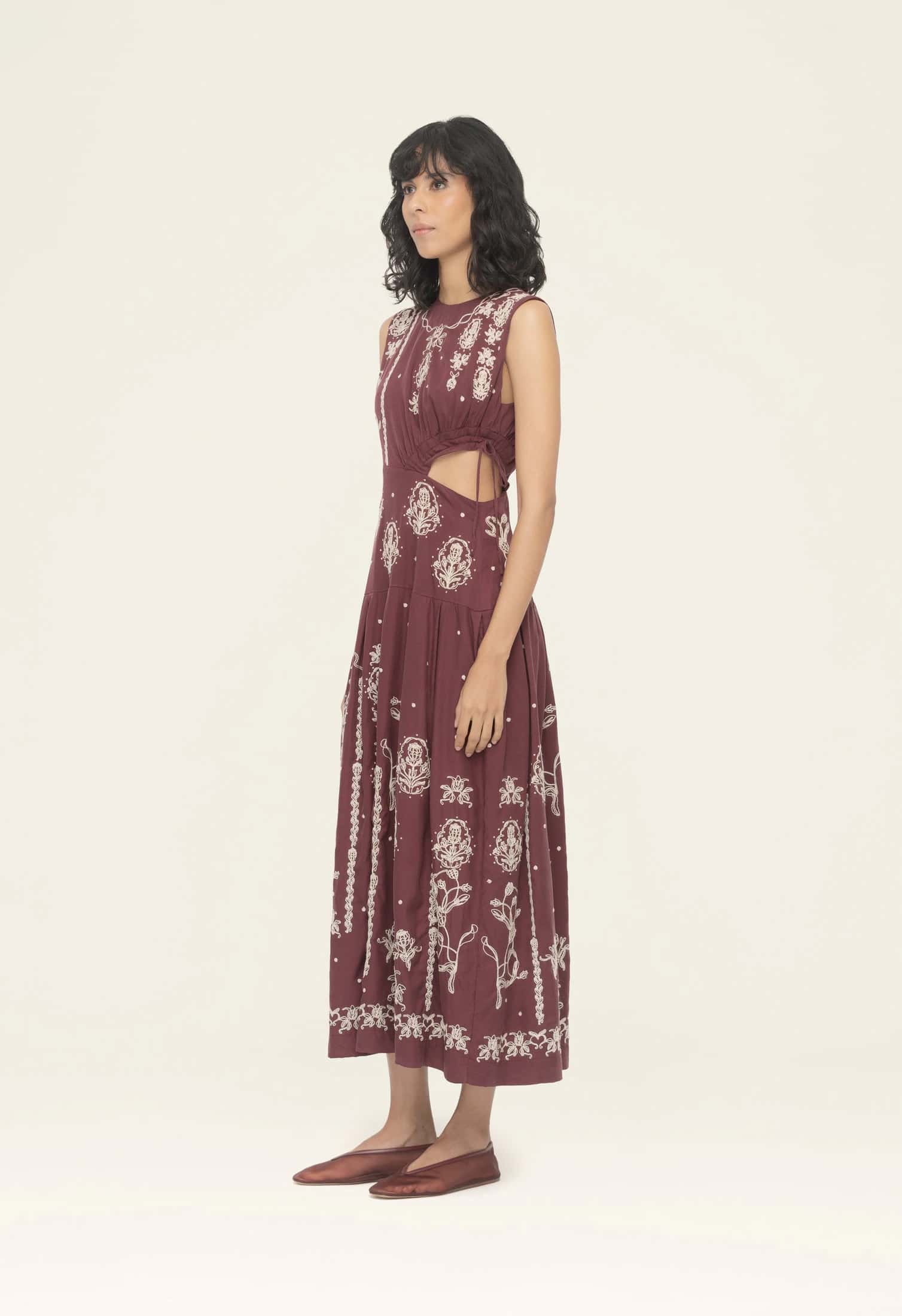 Otoño Relato Midi Dress