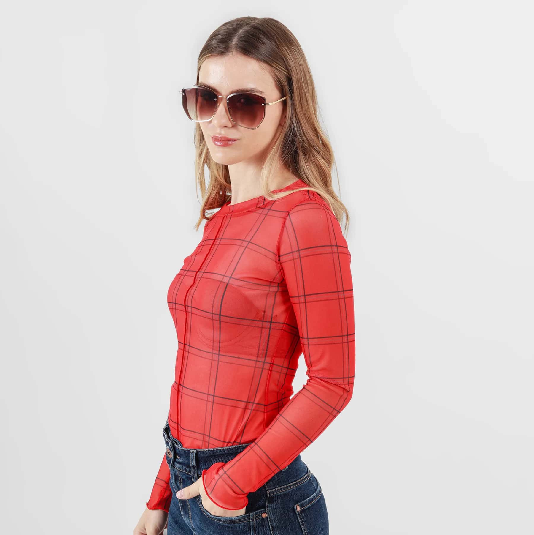 Camiseta Cuello Redondo Manga Larga