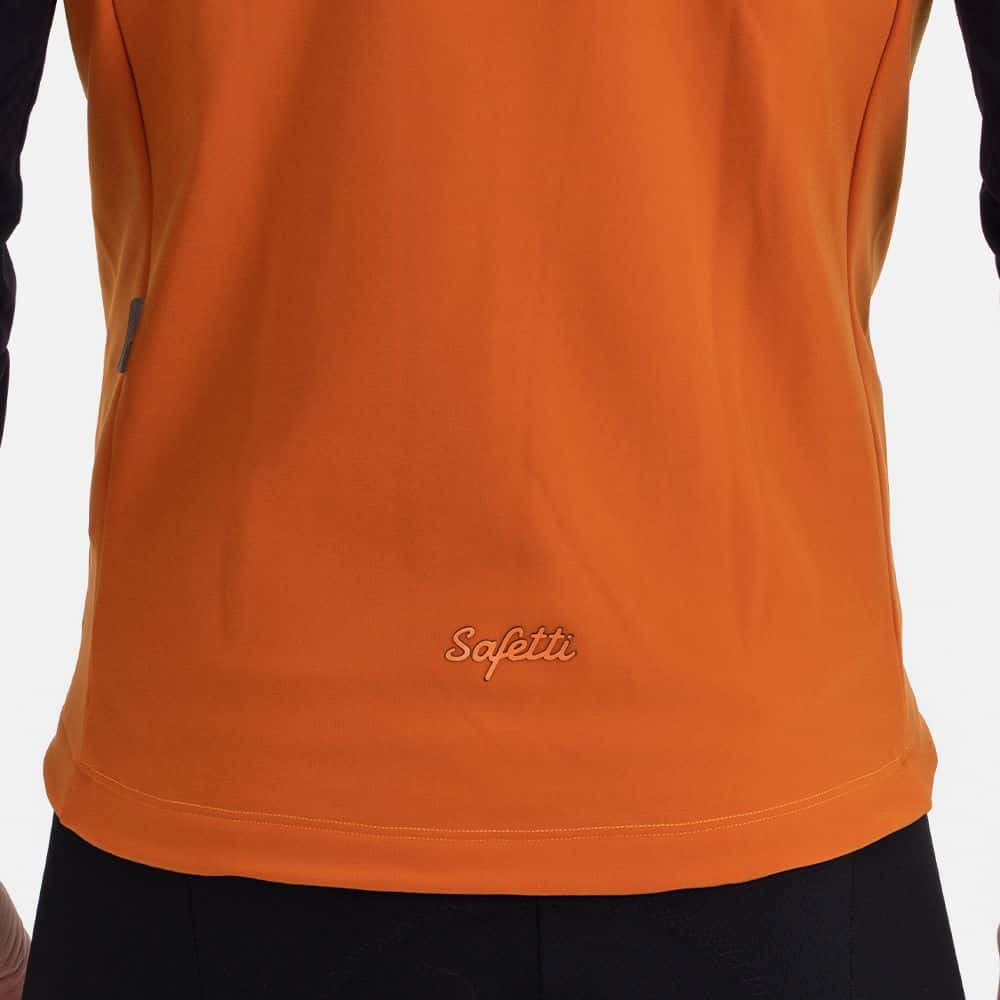 CHAQUETA CICLISMO THERMALTECH ORANGE UNISEX - miniatura 8
