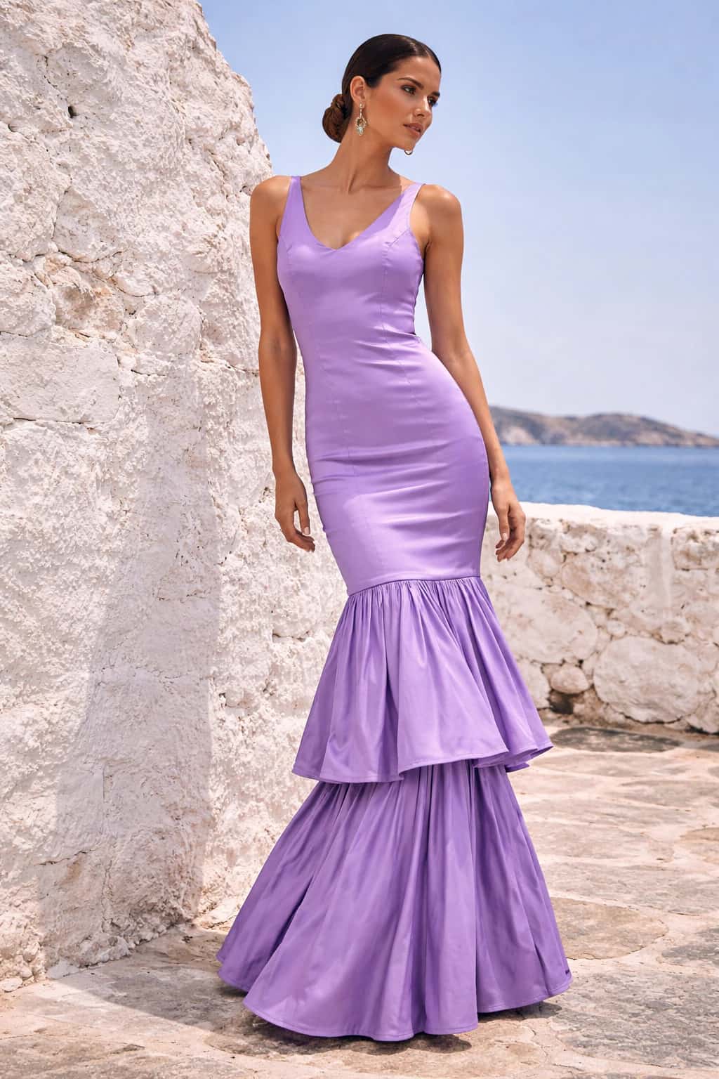 Vestido Adell Lila - miniatura 1