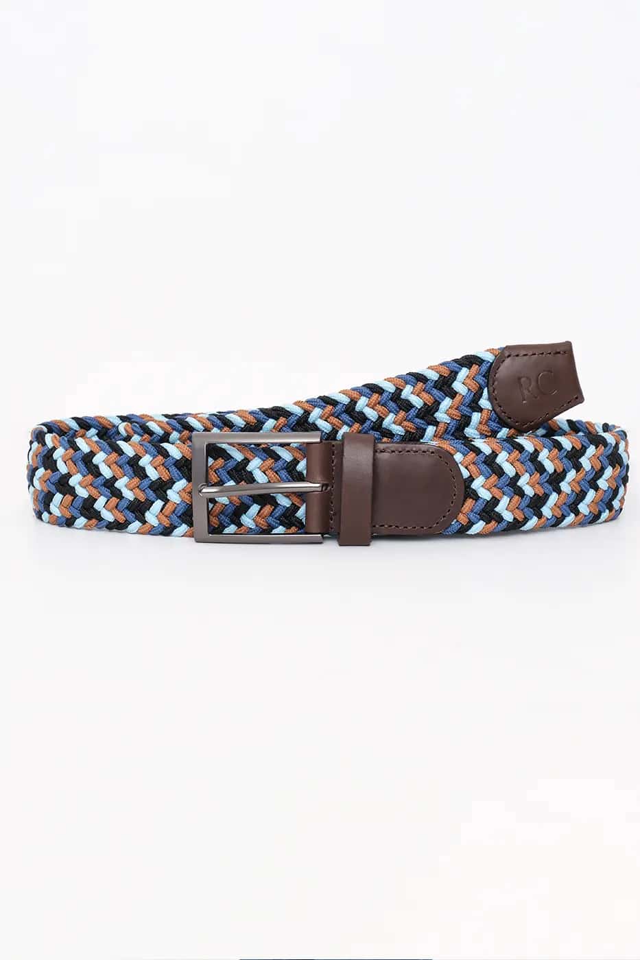 Correa Hilo Trenzado Azul Mix