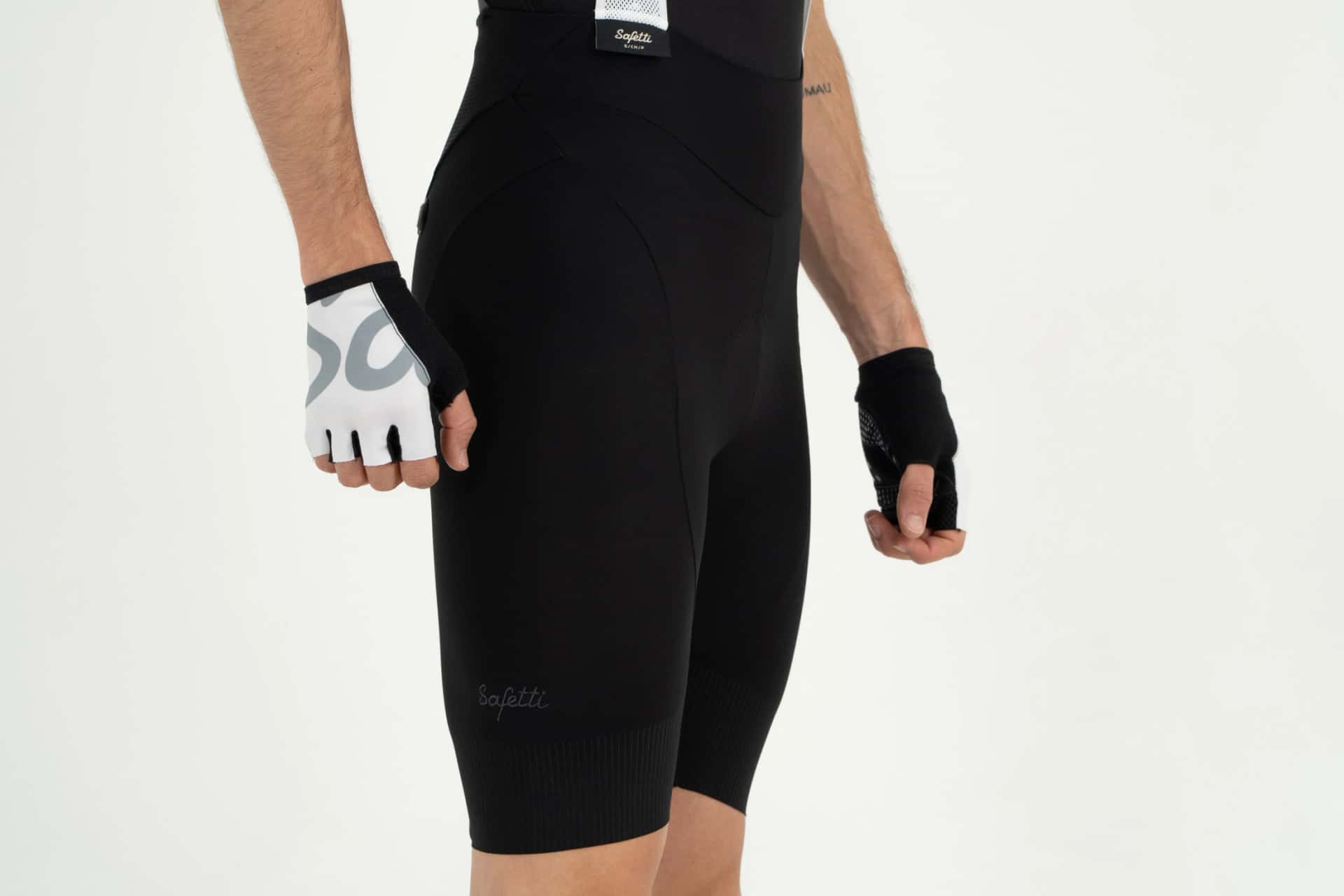 PANTALONETA CICLISMO CON CARGADERAS GIRONA NERO PARA HOMBRE - miniatura 6