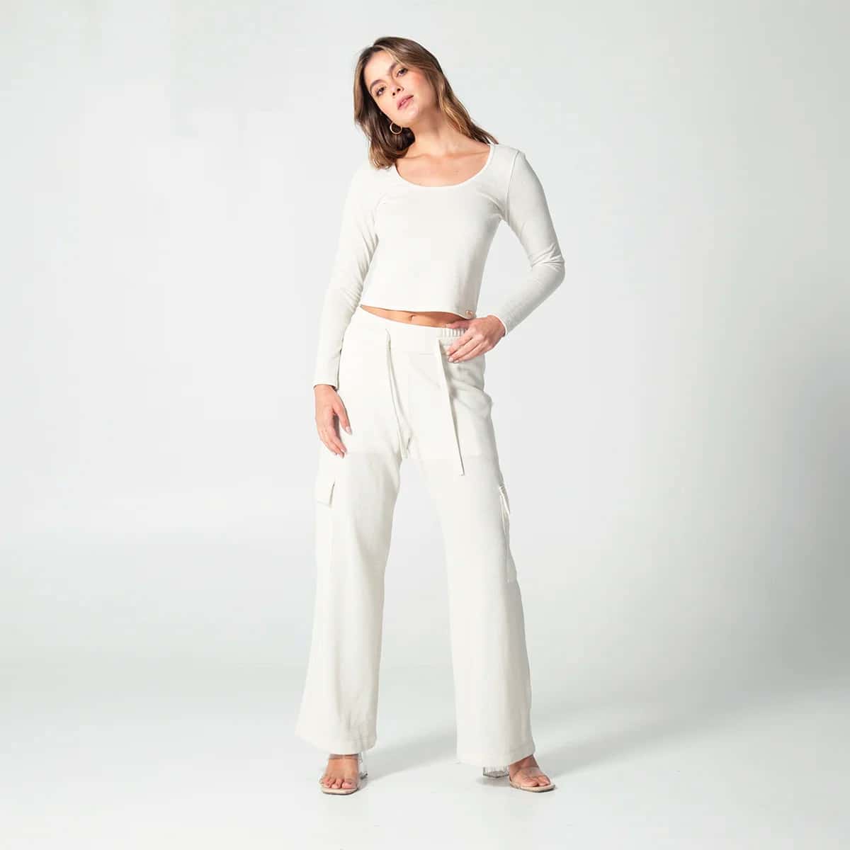 Pantalon Wide Leg Smoke