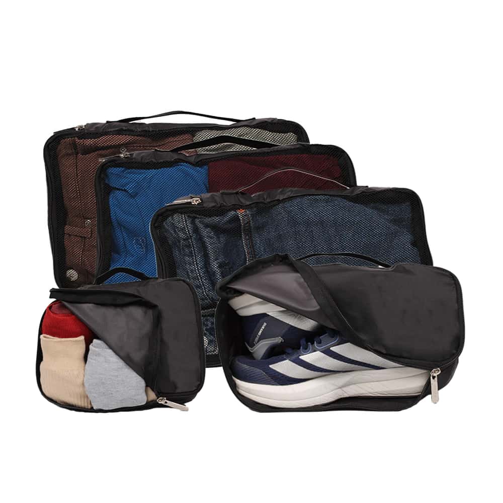 Cubos Organizadores Setx5 Para Morral One Light Negro -NG