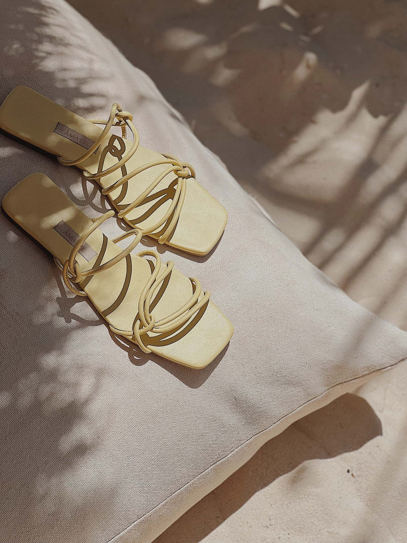 Sandalias Verde Crema Serena