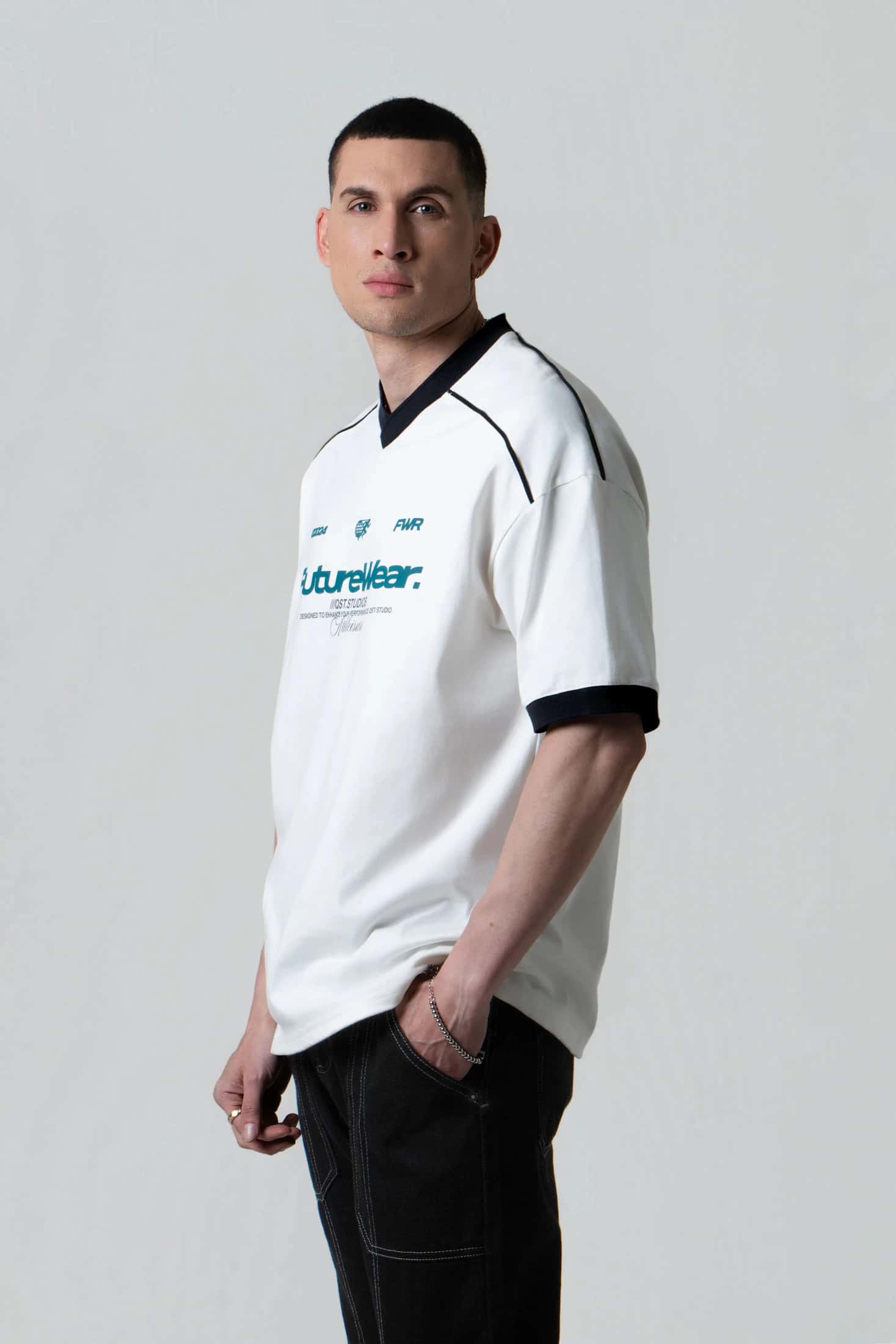 CAMISETA PREMIUM MANGA CORTA COLOR IVORY