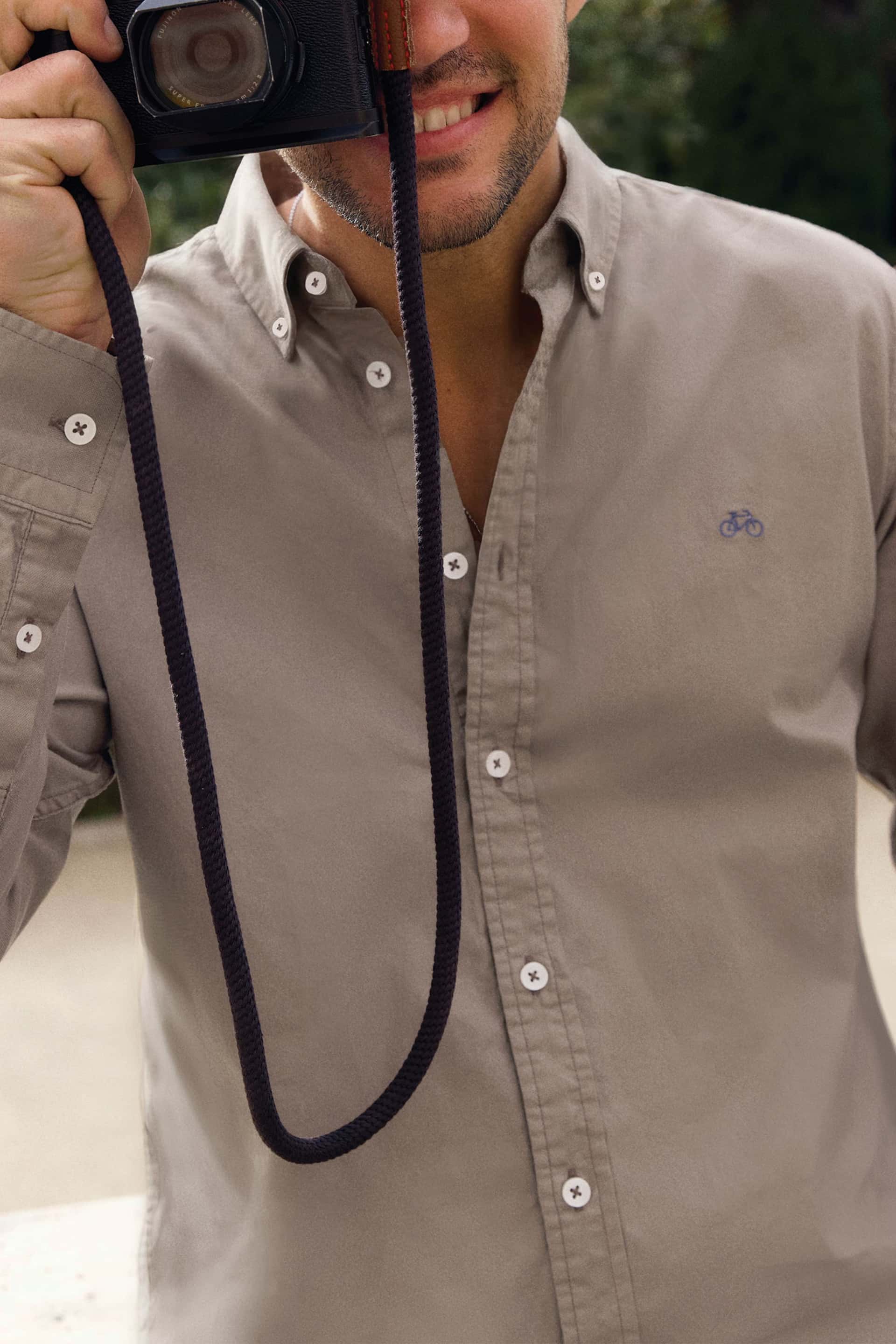 CAMISA OXFORD KHAKI