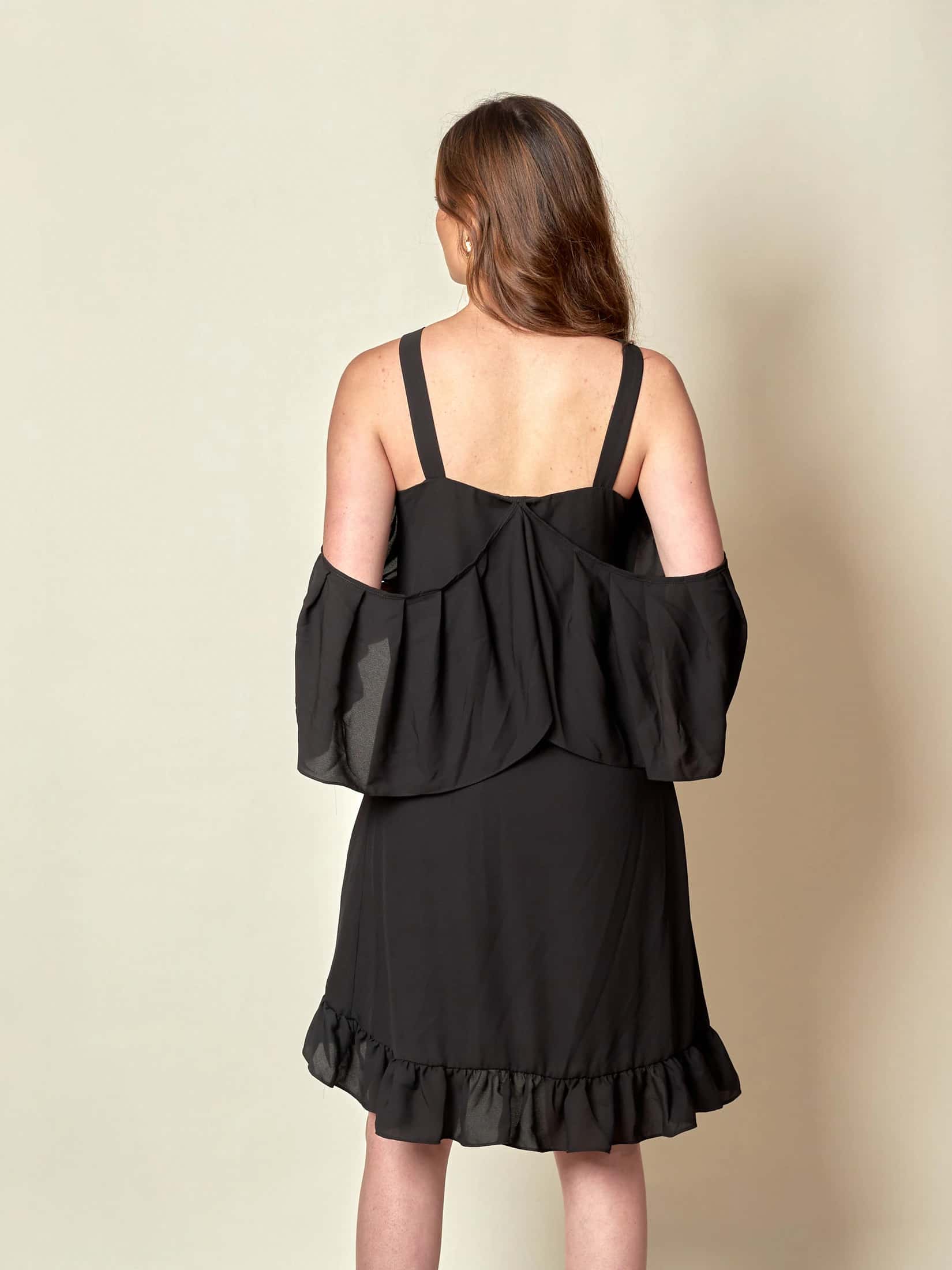 Vestido Lucan Negro - miniatura 3