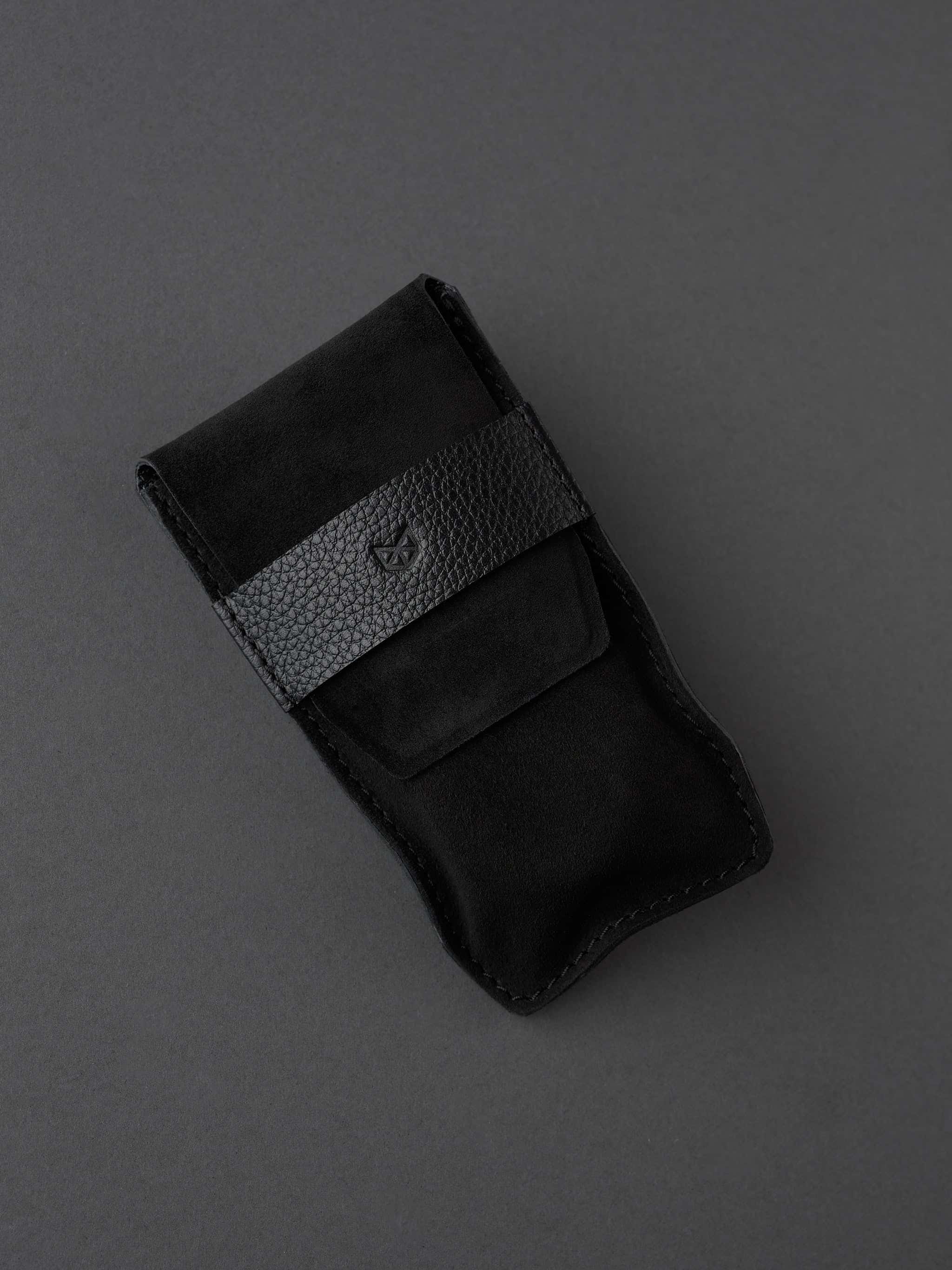 Suede Watch Pouch · Black