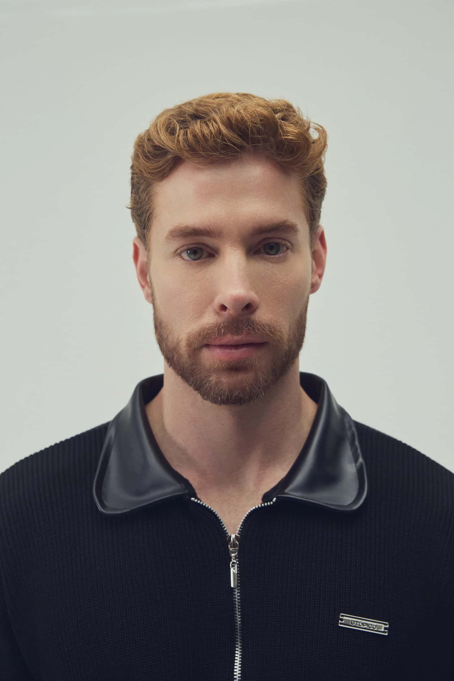 KNIT ZIP UP NEGRO - miniatura 4