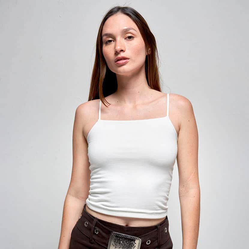 NEOMI WHITE BASIC TOP