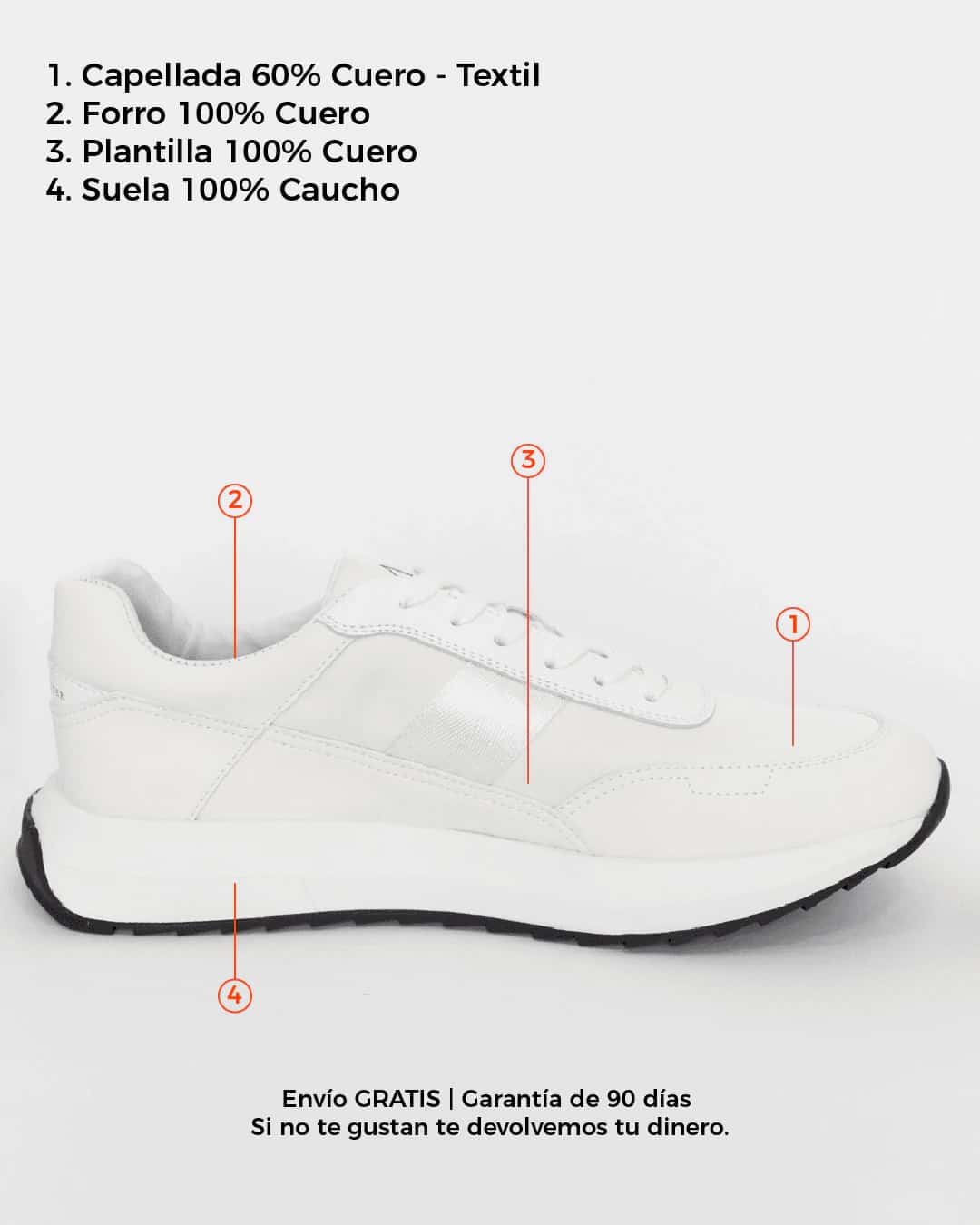 Tenis Celestial White by Maison Botter - miniatura 4