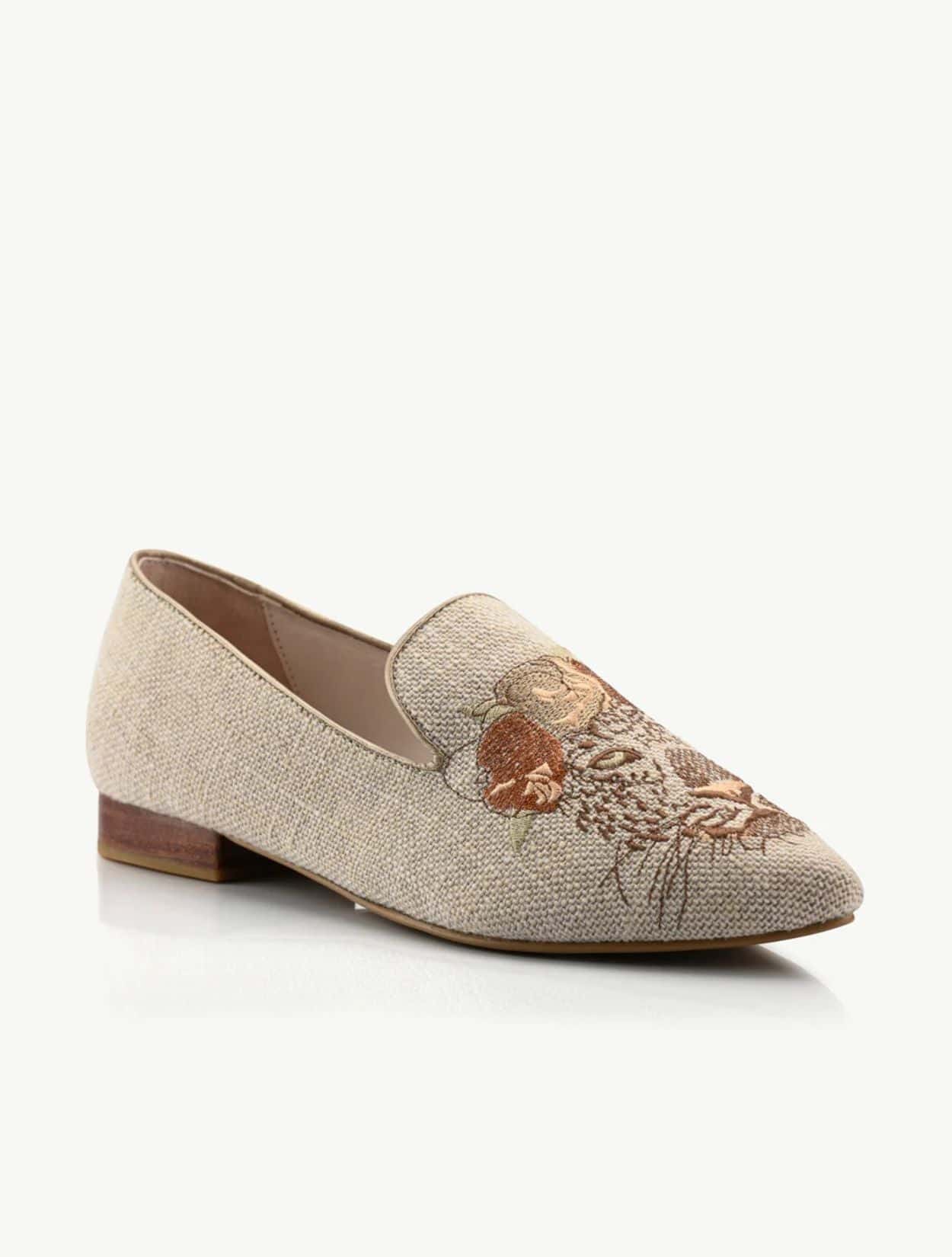 MOCASÍN EN LINO LEOPARDO