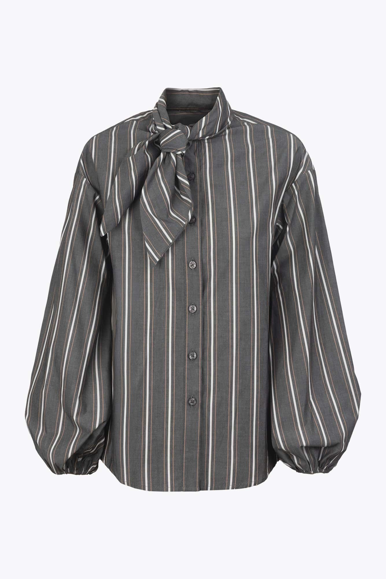 Camisa Savia Rayas Gris