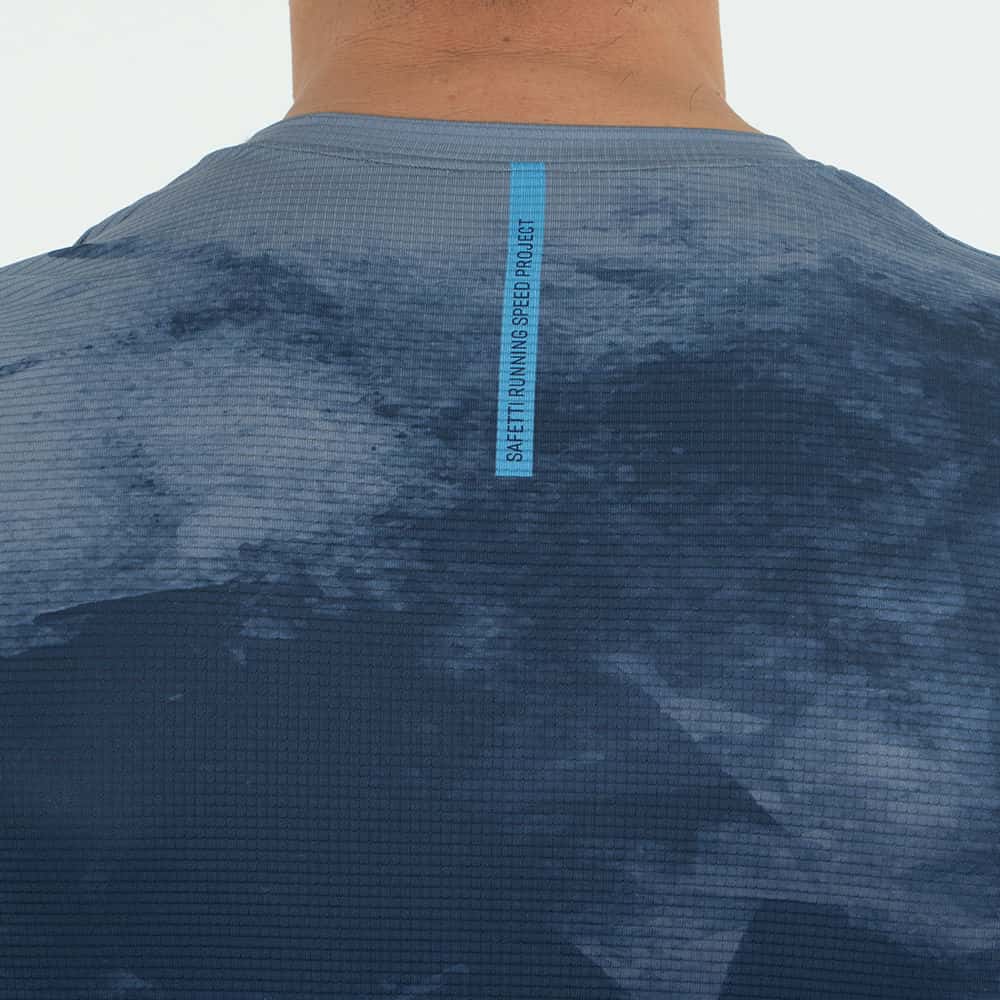 CAMISETA RUNNING MANGA CORTA MARINHO PARA HOMBRE - miniatura 3