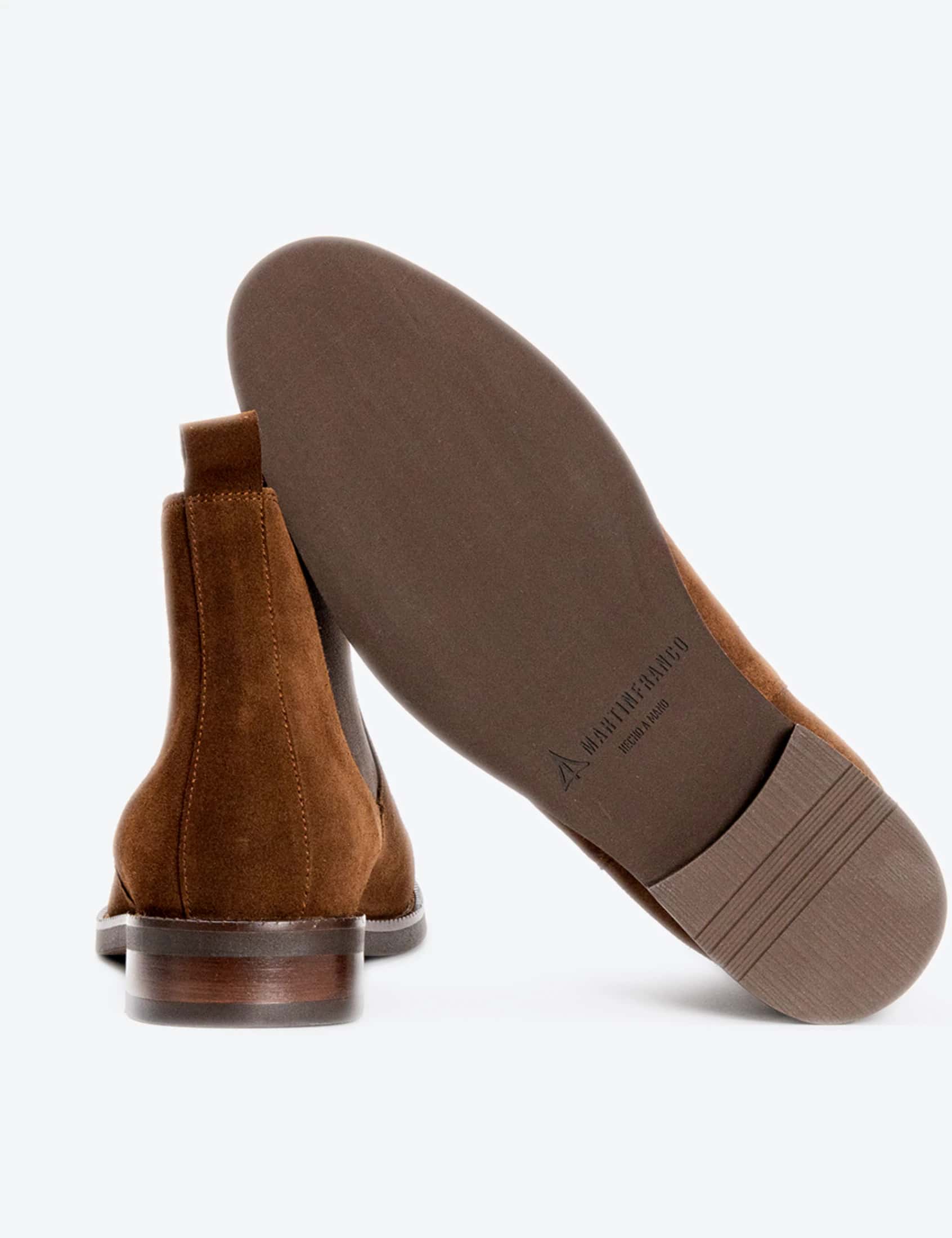 BOTA CHELSEA LONDRES CARNAZA CHOCOLATE - miniatura 3