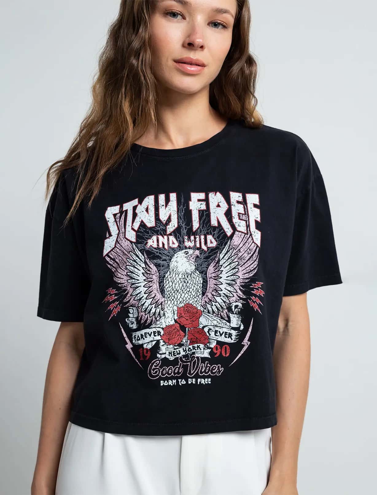 Camiseta estampada en frente