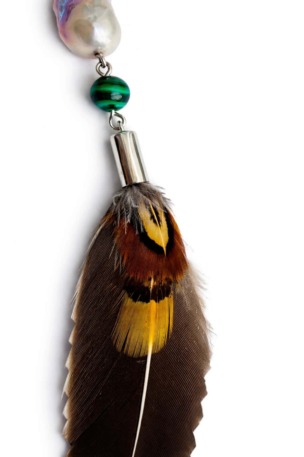 Feather of Verdant Light” Pendant - miniatura 3