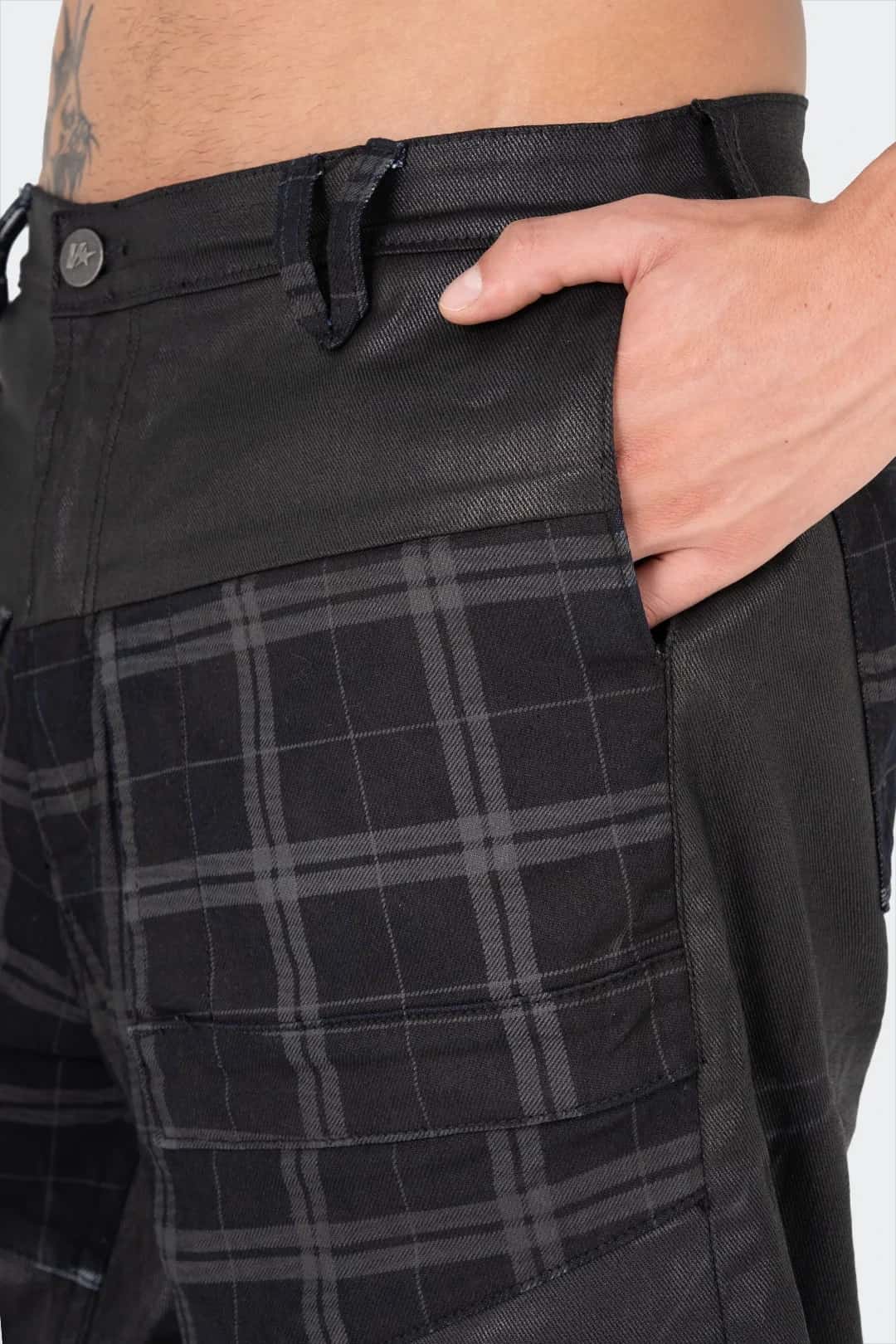 VENENO SHORT DENIM FRAGMENT - miniatura 7