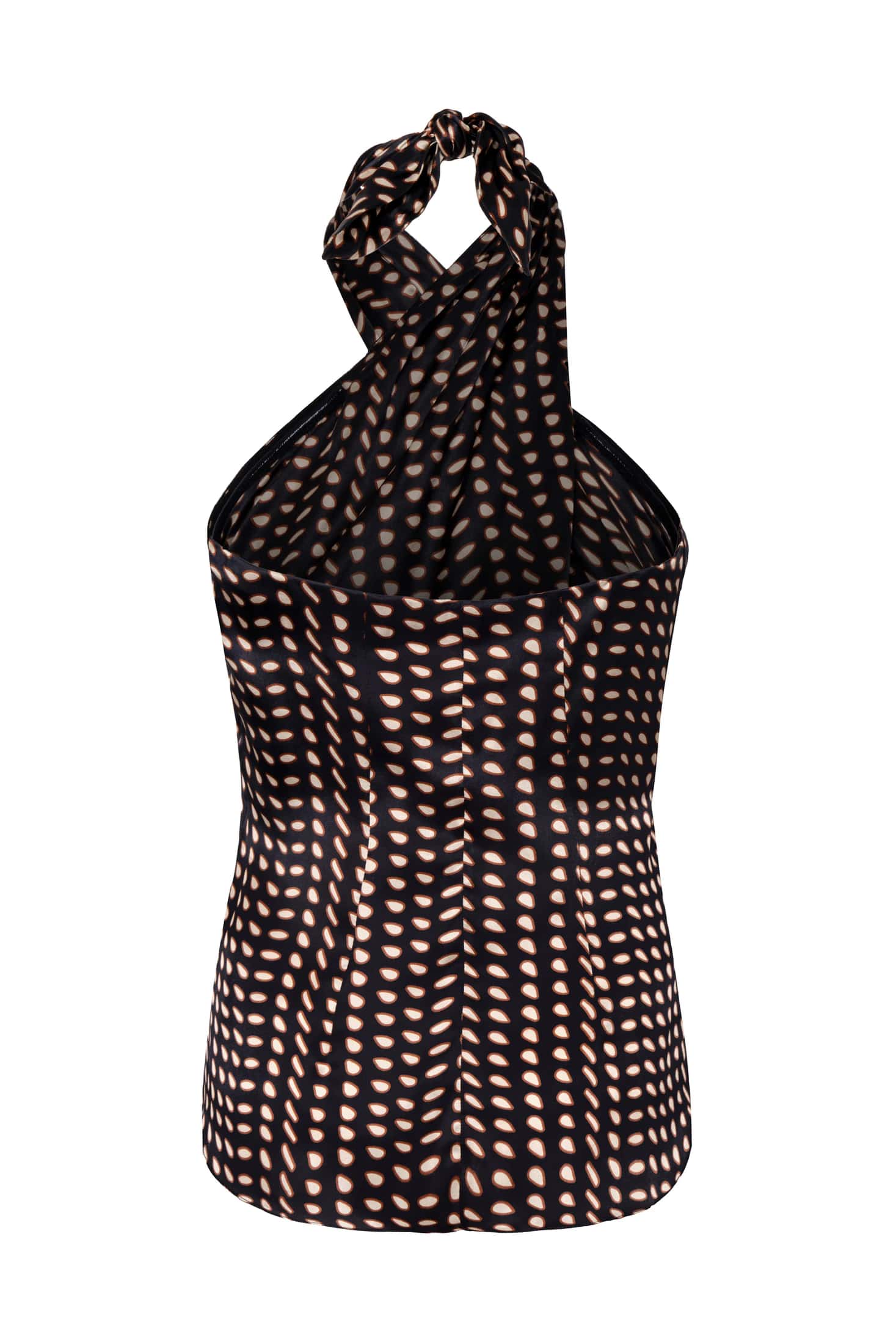 Cayetana Silk Blouse / Black Seeds - miniatura 3