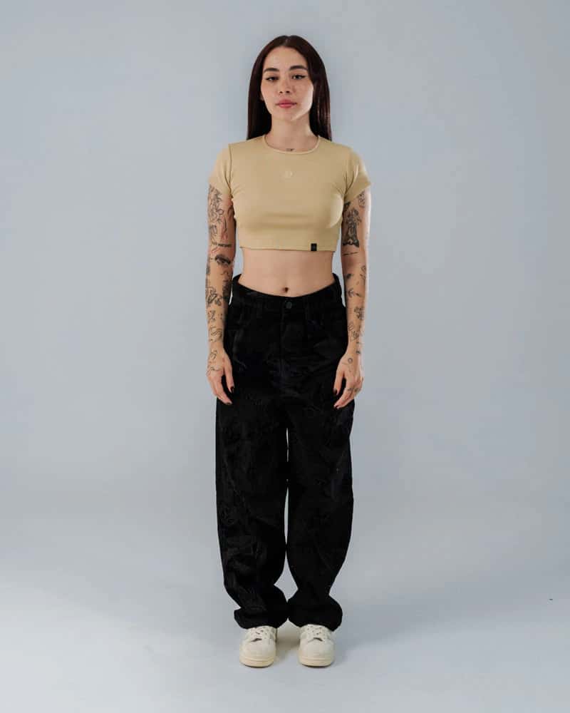 Crop Top Para Mujer Regular Sand - miniatura 4