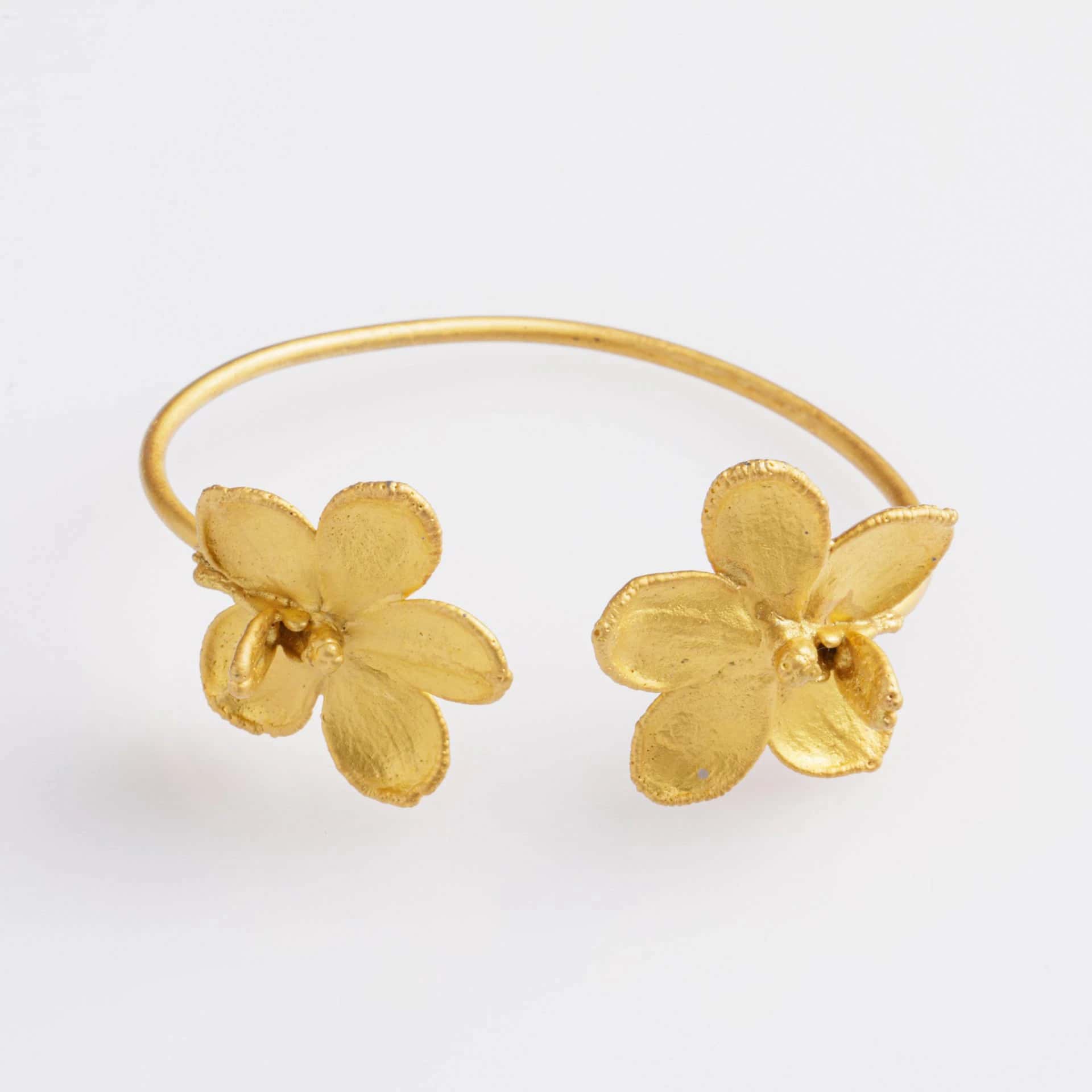 Double Mini Vanda Orchid Bracelet