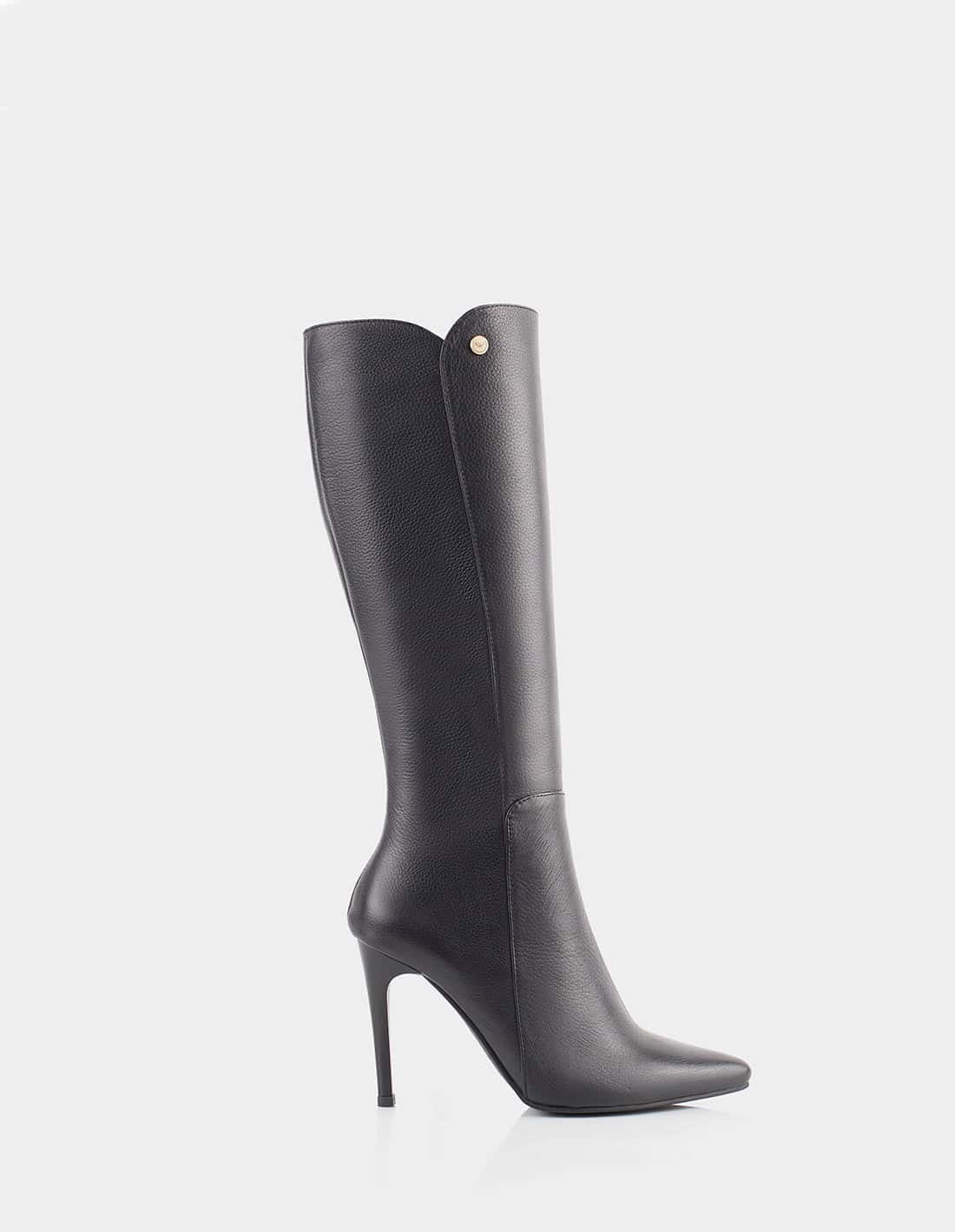 Bota Magia Cuero Napa Negro