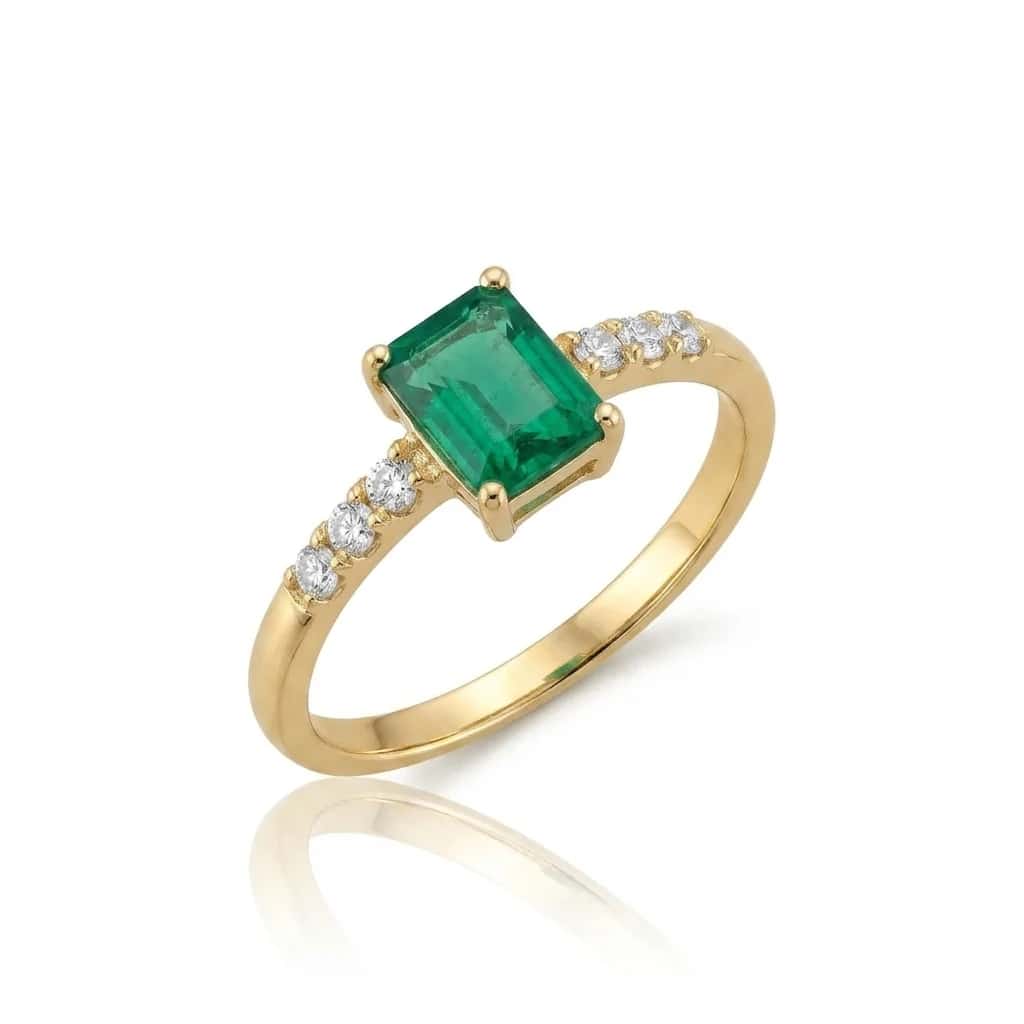 EMERALD CUT RING - miniatura 3