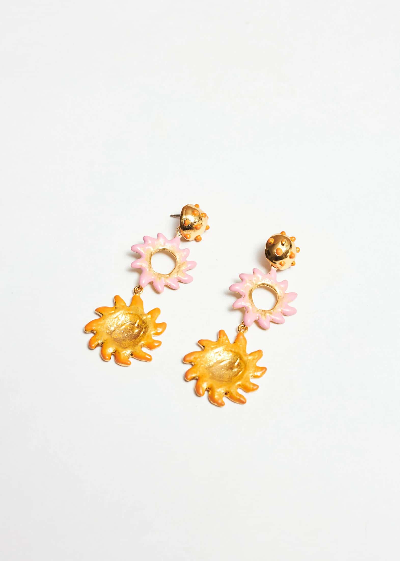 Aretes Solé Garden Amarillo