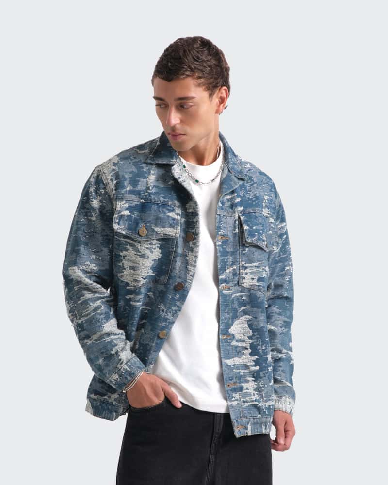 Chaqueta Denim Desgastada - Edición Born Again - miniatura 4