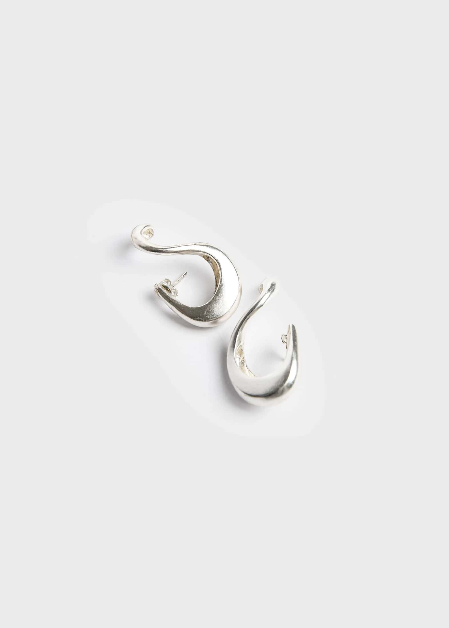 Candongas Tummy Maxi Plata - miniatura 1