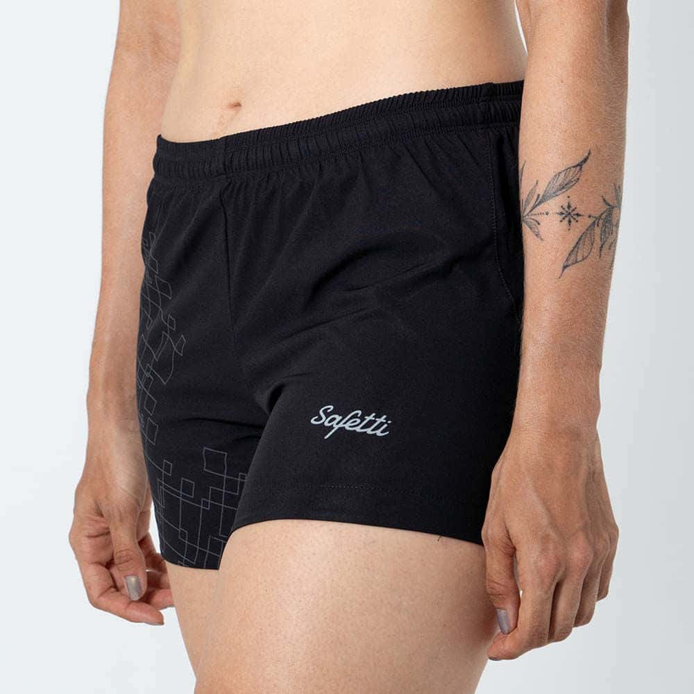 PANTALONETA RUNNING VENTURI LIGHT NERO PARA MUJER - miniatura 4
