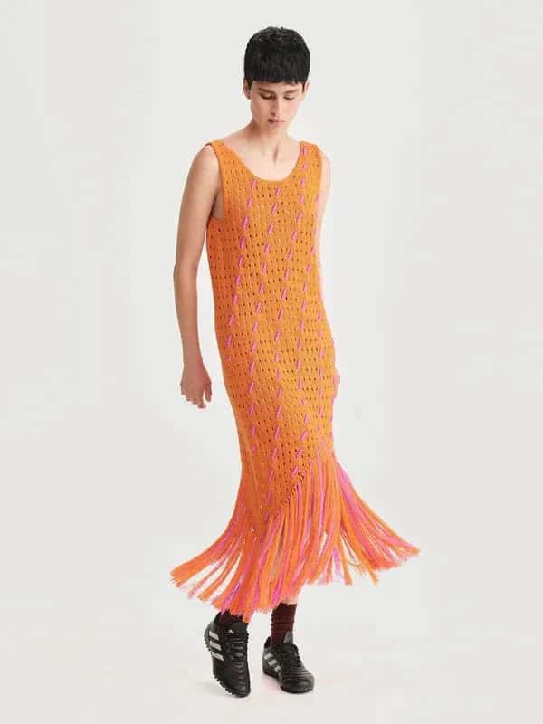 Vestido Vacaciones Naranja - miniatura 2