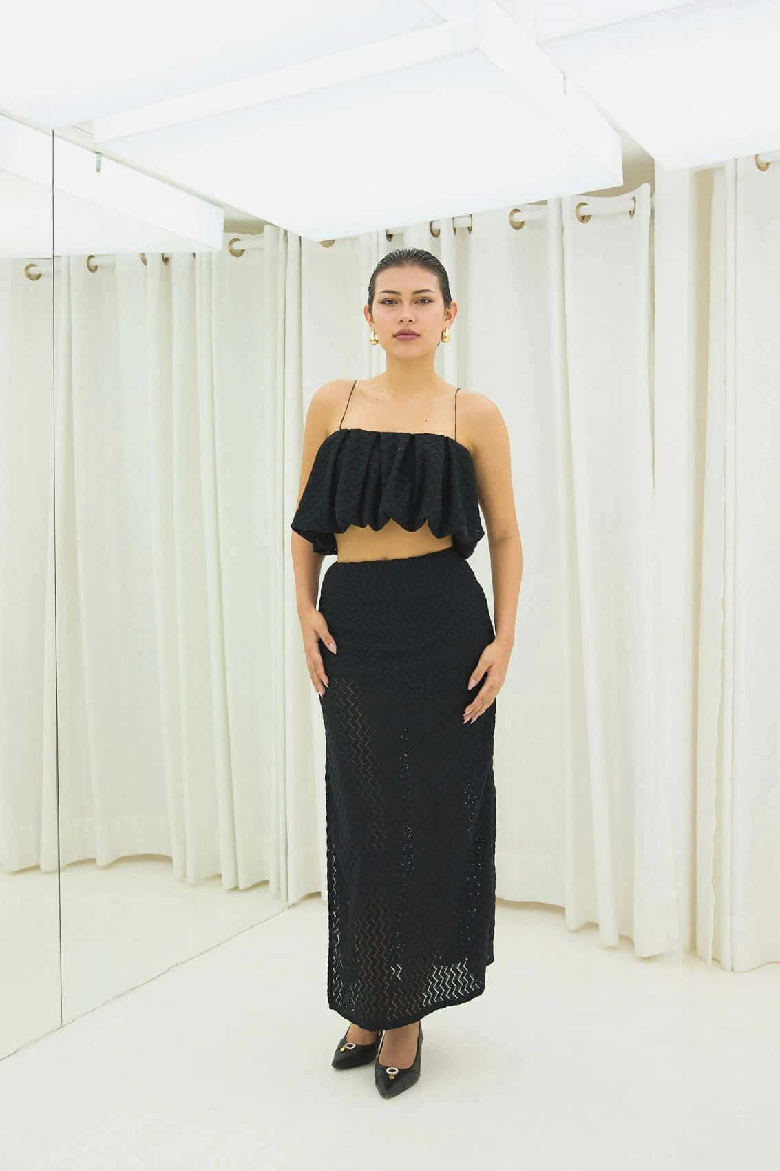Falda Lux Negra