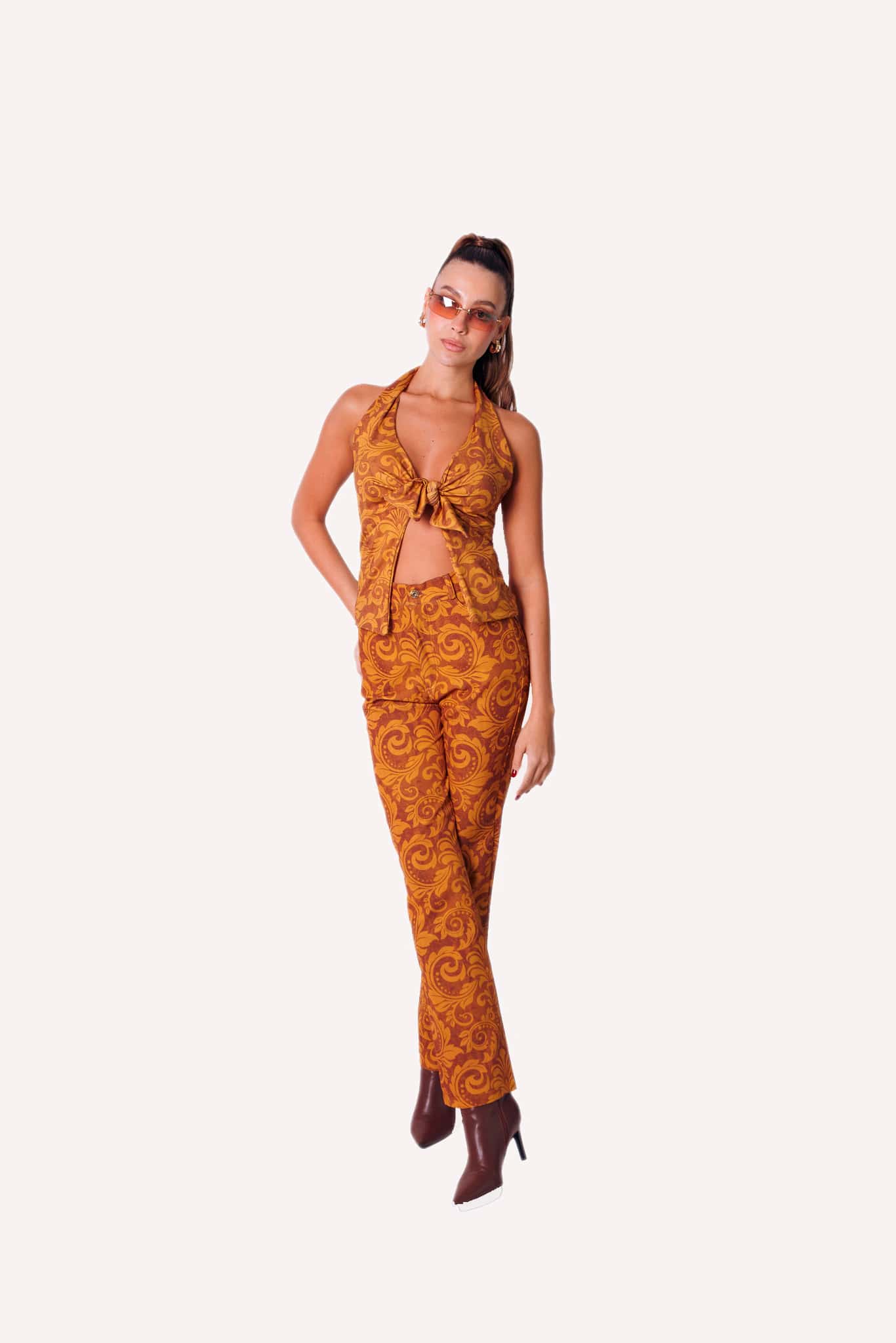 Howdy Pants in Golden Spice