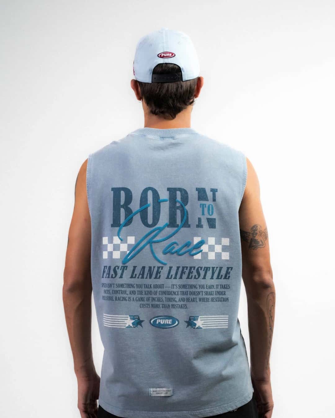 OVERDRIVE WASHED BLUE TANK TOP - miniatura 2